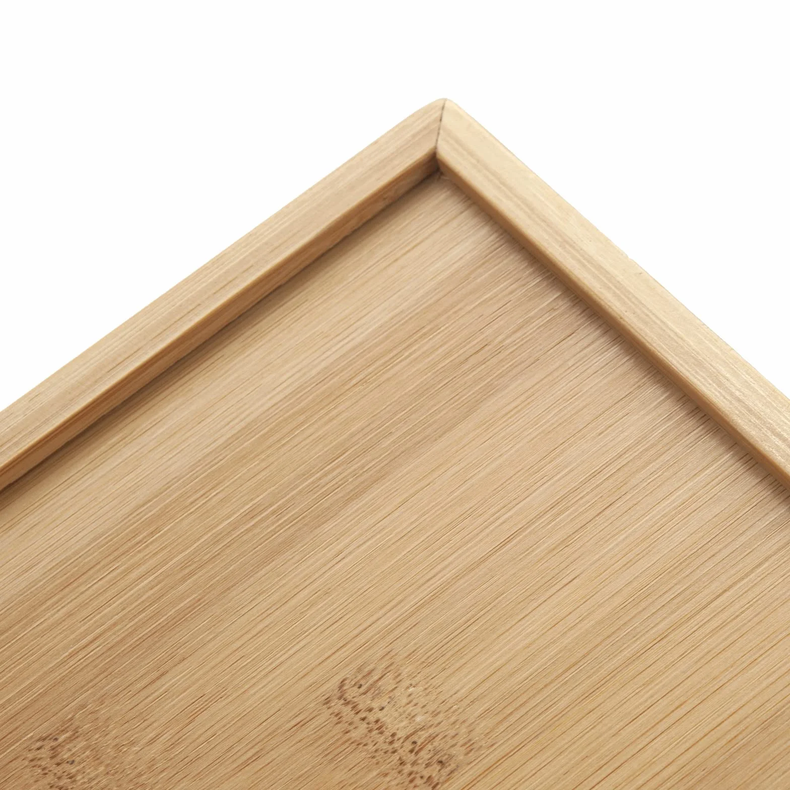 Bambusowy uchwyt na serwetki 19x19x6,3 cm drewniana taca na ręczniki