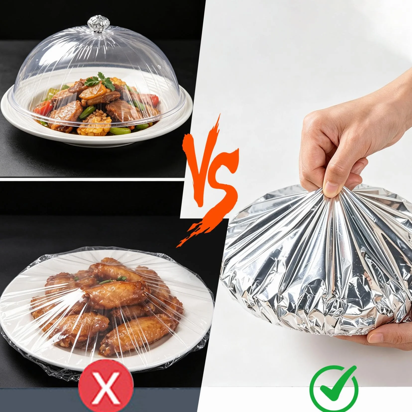Pokrowce na miski z folii aluminiowej wielokrotnego użytku elastyczne do przechowywania żywności
