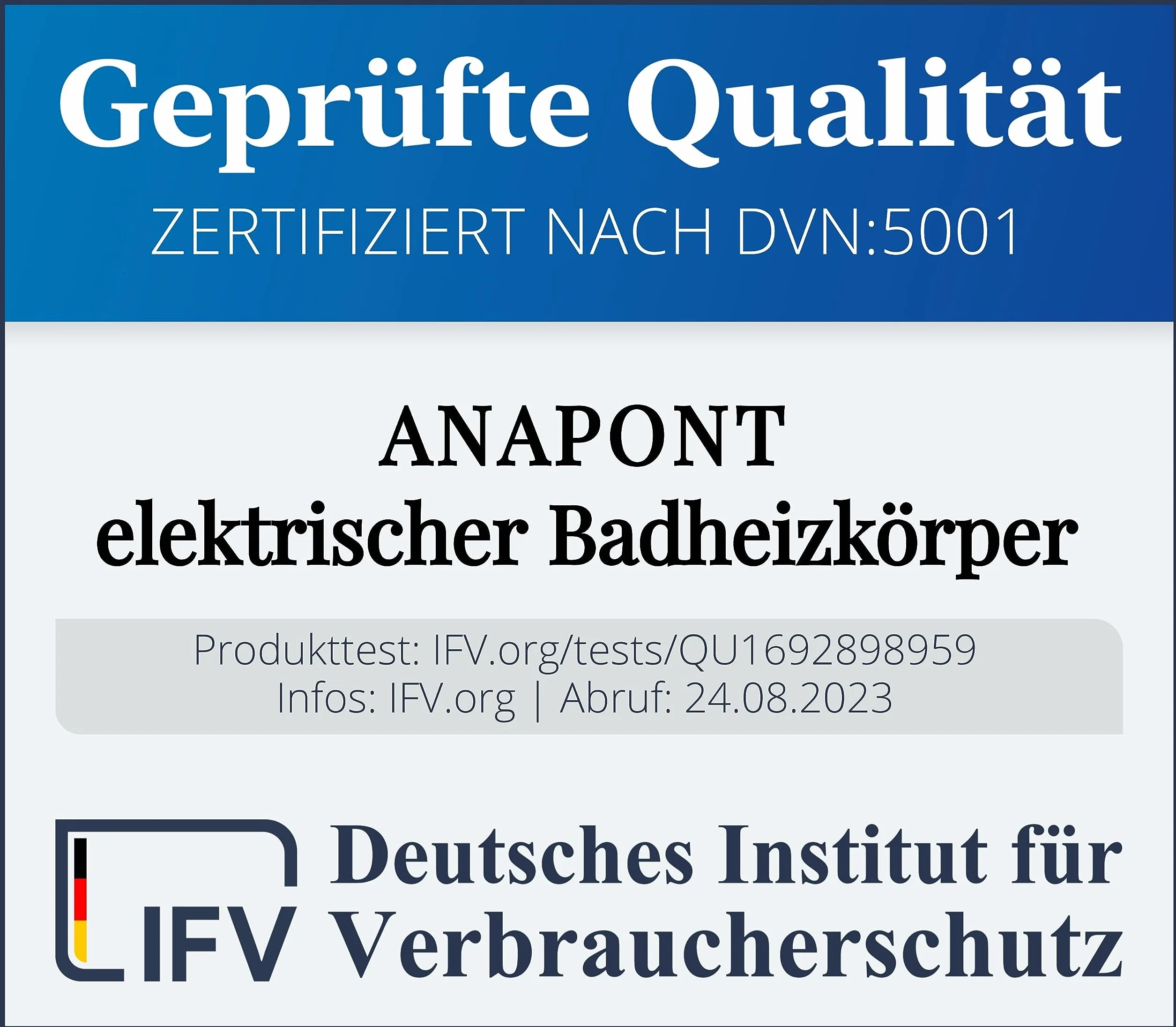 anapont Elektryczny grzejnik łazienkowy 1175x500 mm programator czasowy biały