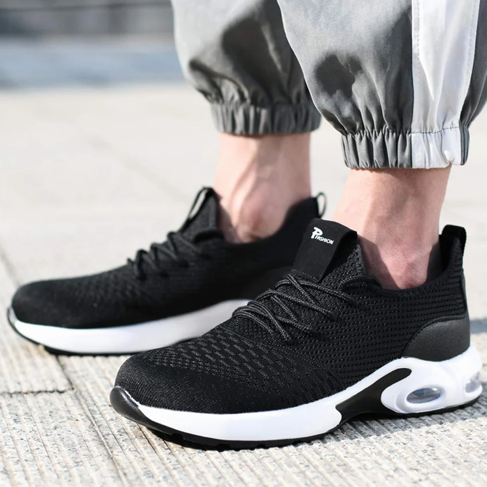 Buty Robocze Buty Ochronne Damskie Męskie Lekkie Obuwie Ochronne Stalowe Buty ze stalowymi noskami
