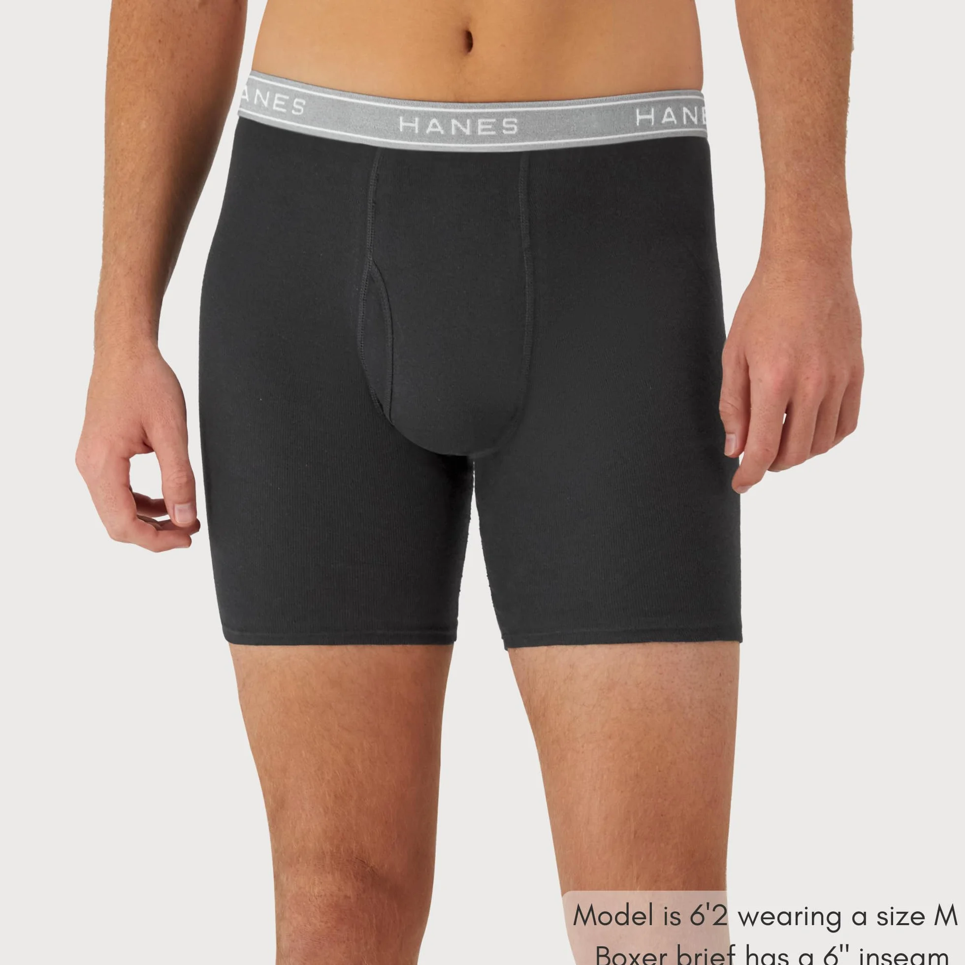 Hanes Krótkie bokserki Mężczyźni Tagless Cool Dri bokserki z wygodnym elastycznym ściągaczem, dostępne w wielu opakowaniach (12 w zestawie)