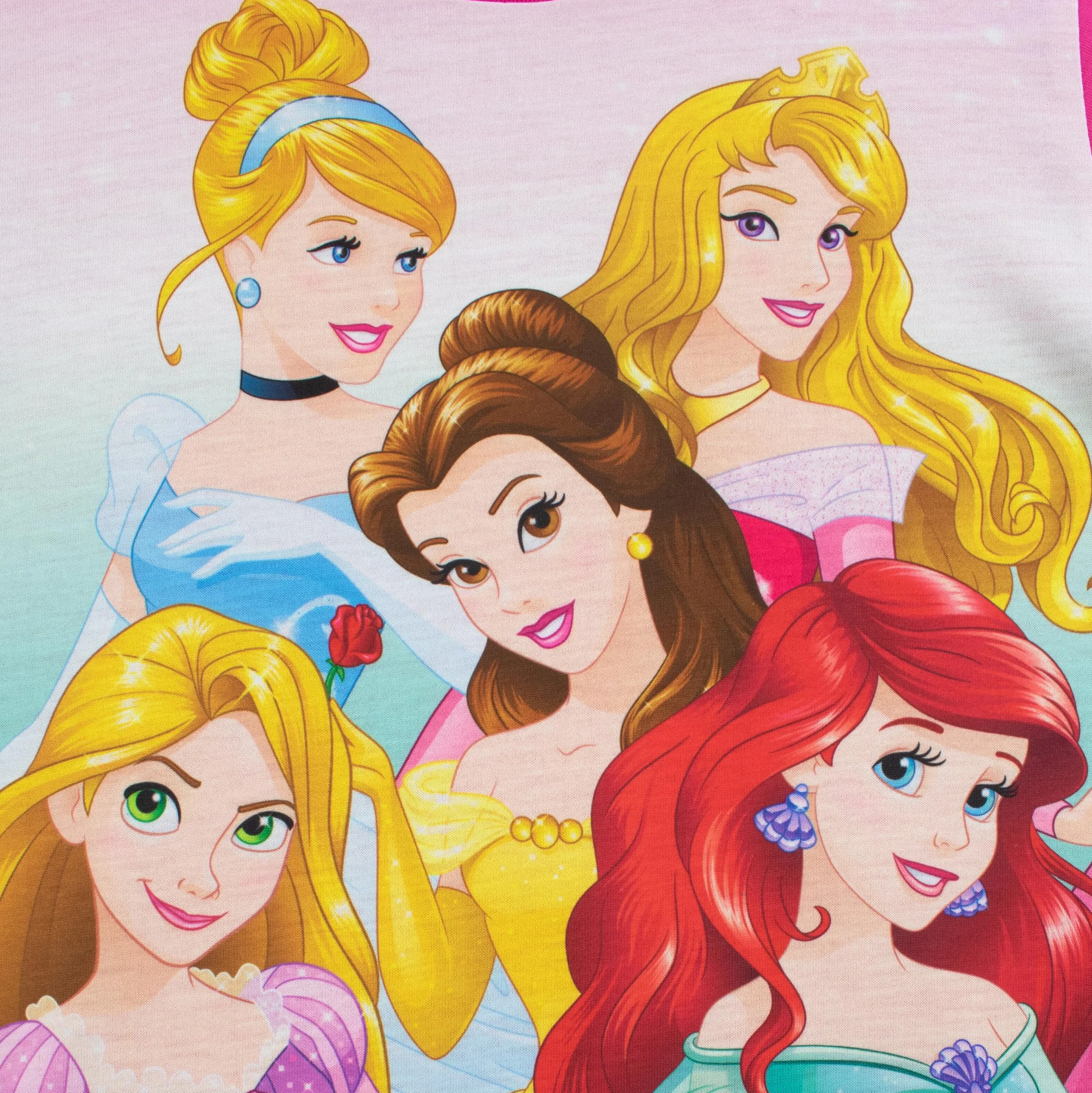 Sukienka na Noc Disney Princess | Kopciuszek, Śpiąca Królewna, Roszpunka, Arielka i Bella | Wiek od 18 Miesięcy do 8 Lat