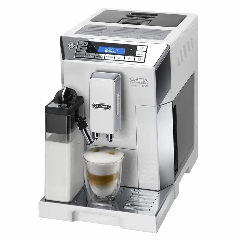 De'Longhi ECAM45.760.W ECAM 45.760.W, metal, stal nierdzewna, Argento, Bianco