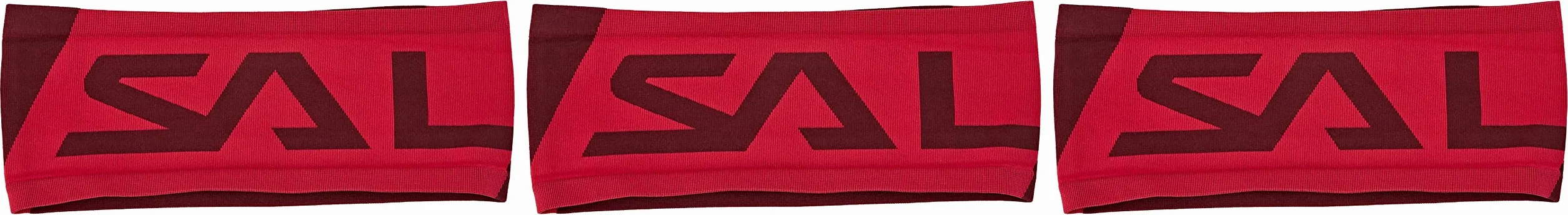 Salewa Pedroc bezszwowa opaska na głowę, czerwona śliwka/fluo koralowa, uniseks