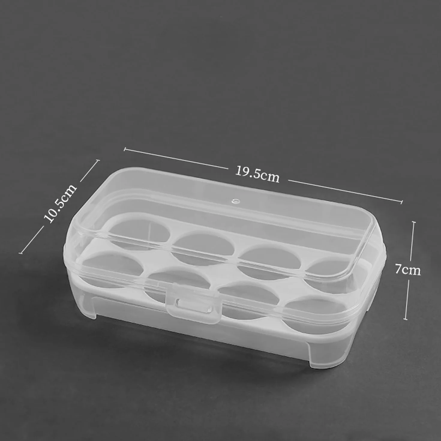 Plastikowe pudełko na jajka przenośna taca do przechowywania ochrona na kemping podróż