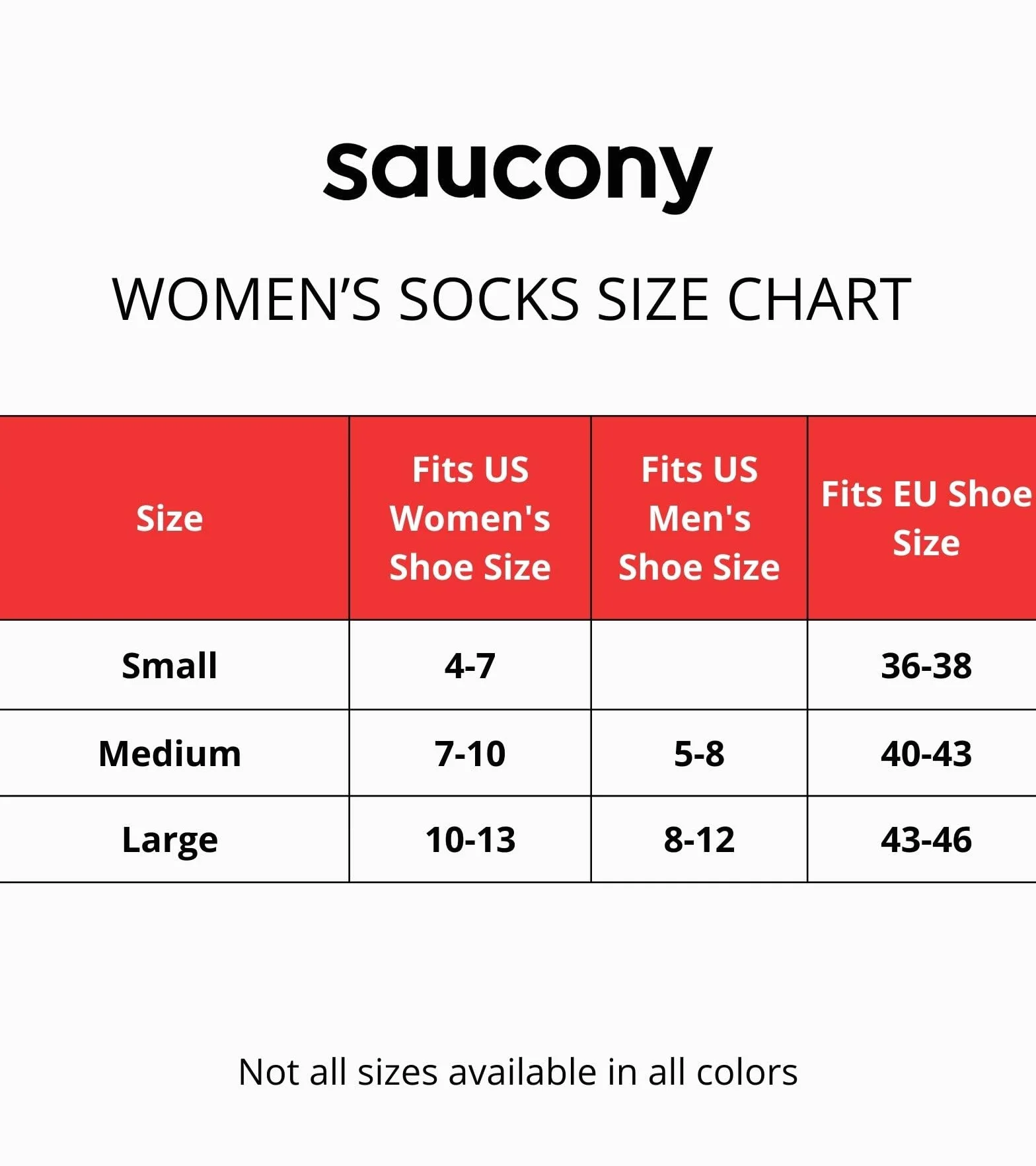 Saucony Skarpety damskie (6 sztuk)