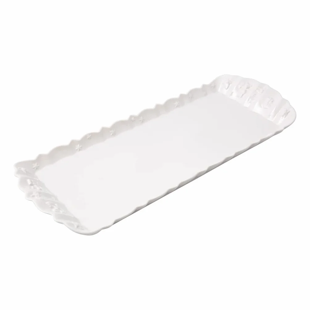 Villeroy & Boch Toy'S Delight Royal Classic Talerz na Ciasto Porcelana Biały 40 x 16 cm