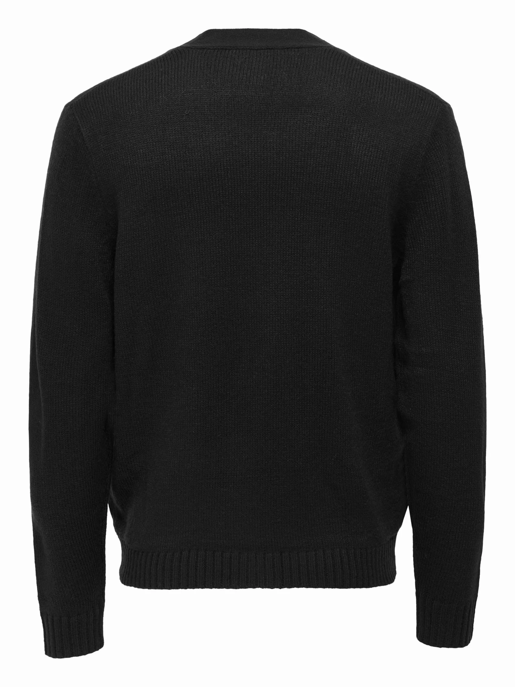 ONLY & SONS Onsmajor RLX Cardigan Knit, czarny, M