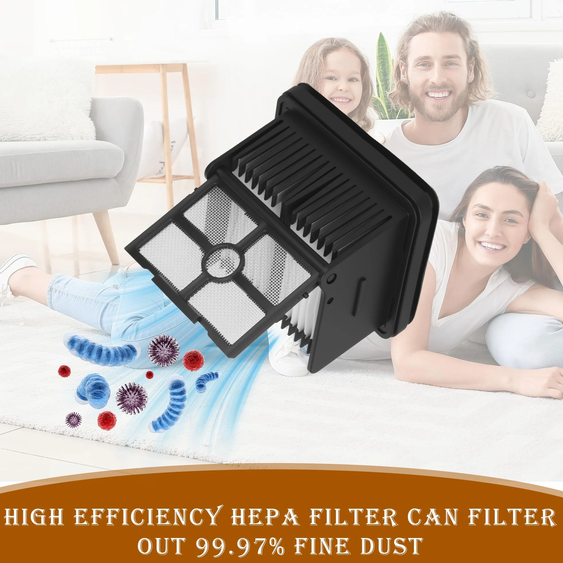 Zestaw filtrów do odkurzacza H12 Pro z 5 częściami i szczotką czyszczącą