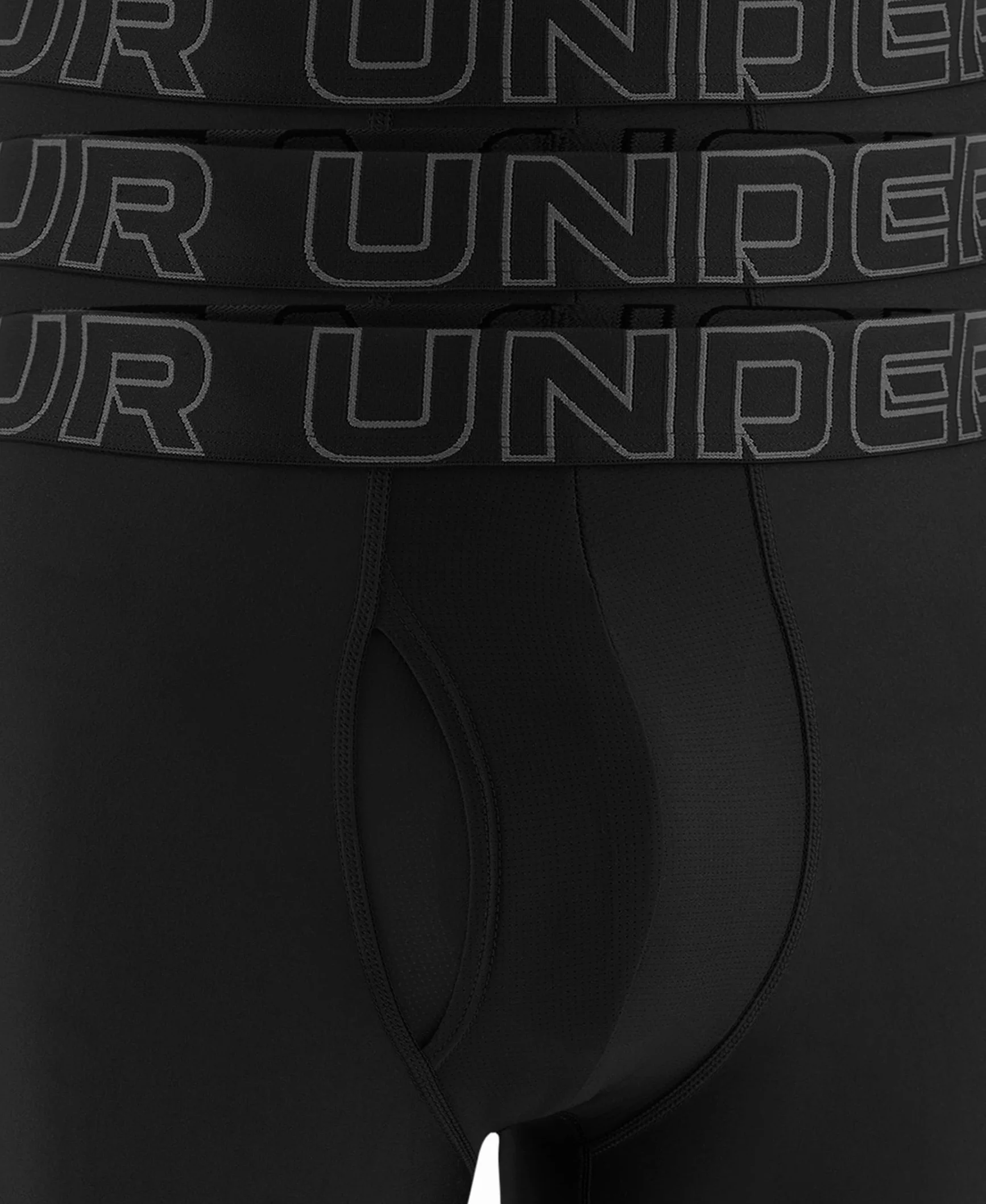 Under Armour Męskie szorty retro (3 sztuki), Black Solid - Core 3-pak, M