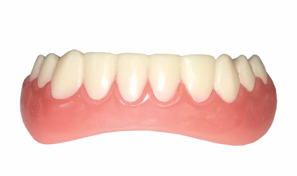 Instant Smile Ręcznie robione zęby kosmetyczne, naturalny odcień, wygodna dolna okleina, 1 rozmiar pasuje do większości