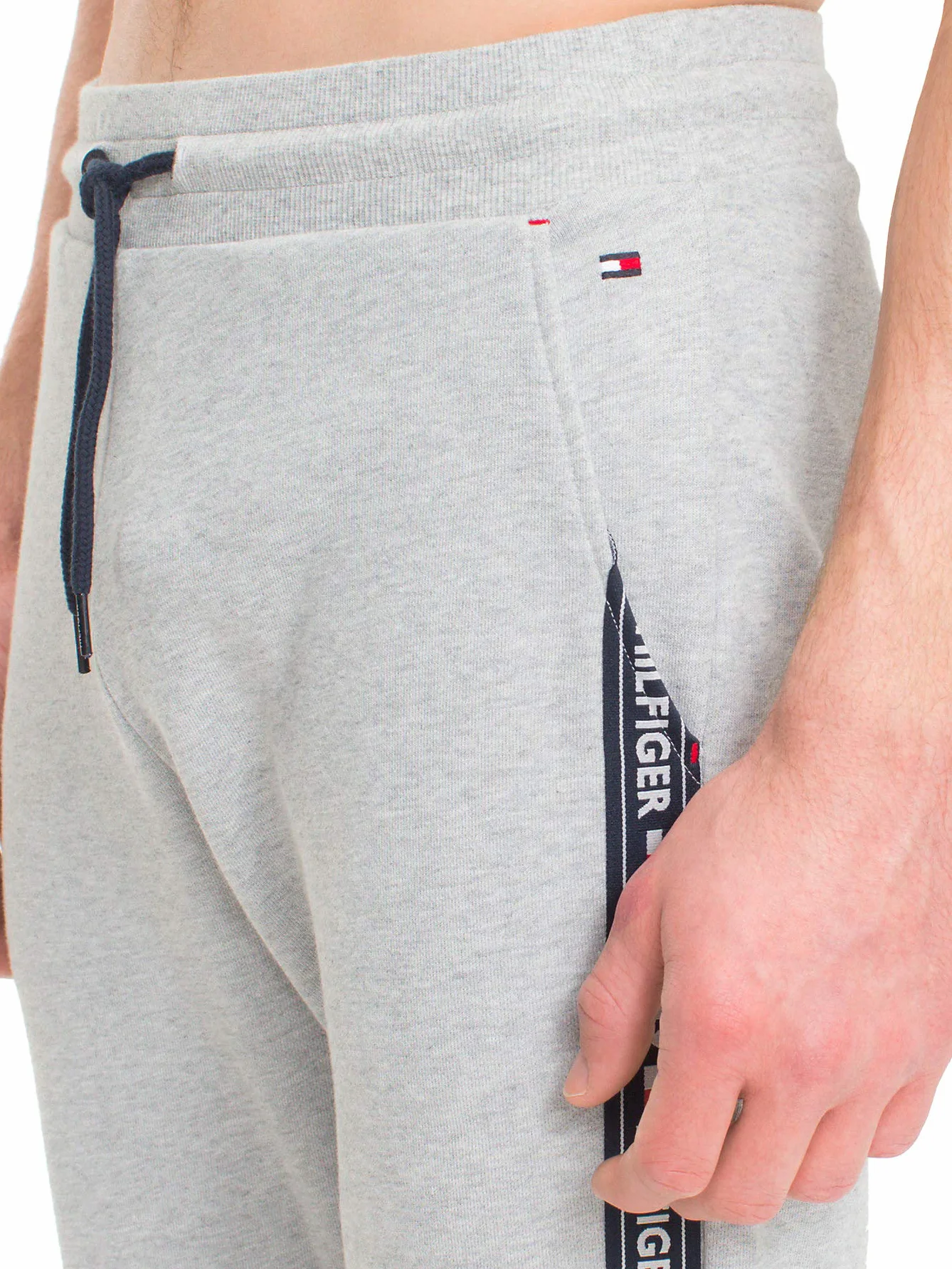 Tommy Hilfiger Hwk Męskie Spodnie Treningowe, Szary, S