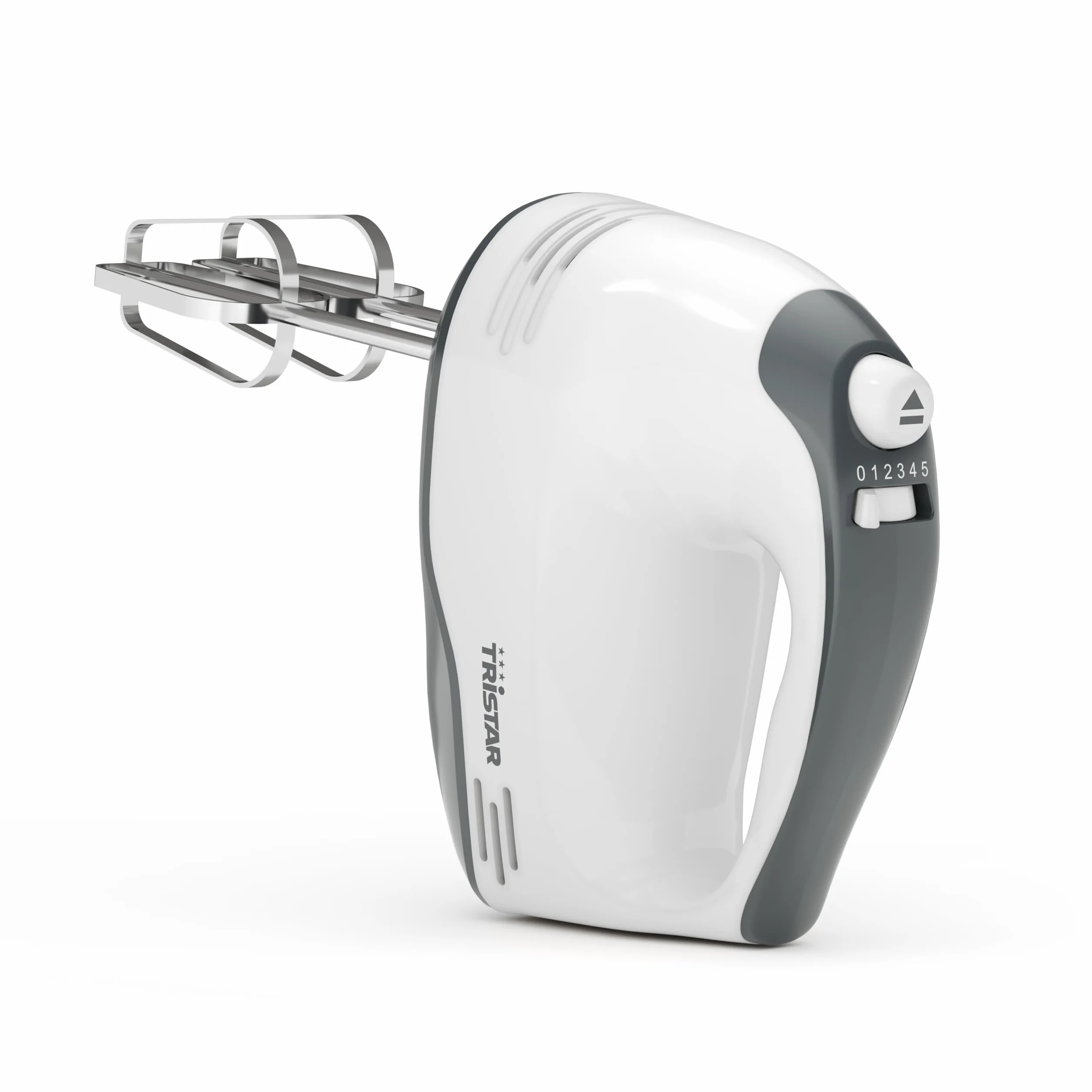 Tristar Batidora manual, 5 Velocidades Ajustables, 200 W, Diseño Ergonómico, Accesorios de Acero Inoxidable, Piezas Aptas para Lavavajillas, BPA Free, Compacta y Fácil de Usar, MX-4203