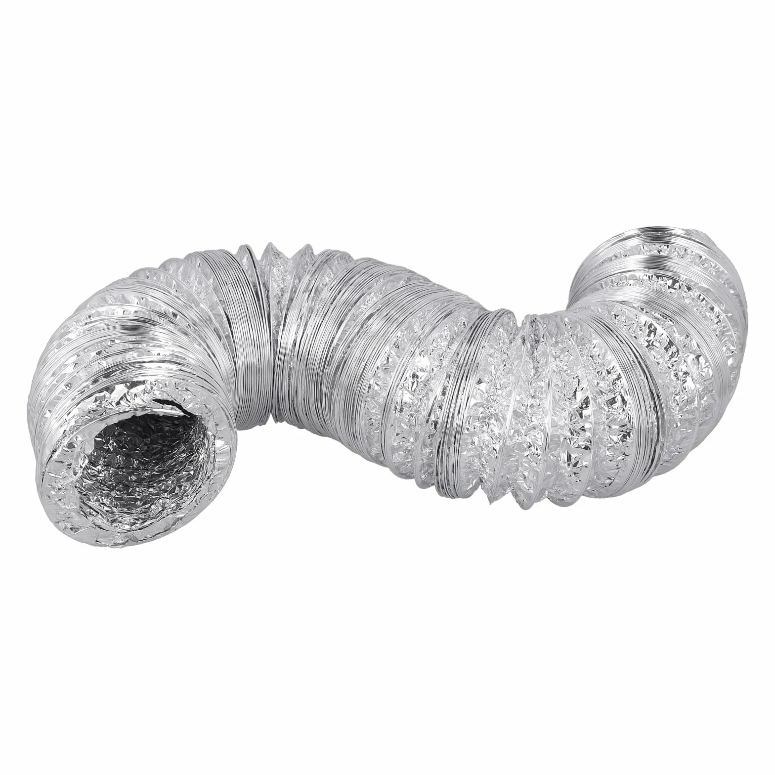 Europart Wąż odprowadzający powietrze 125mm ALU 3m do suszarki, okapu, klimatyzacji