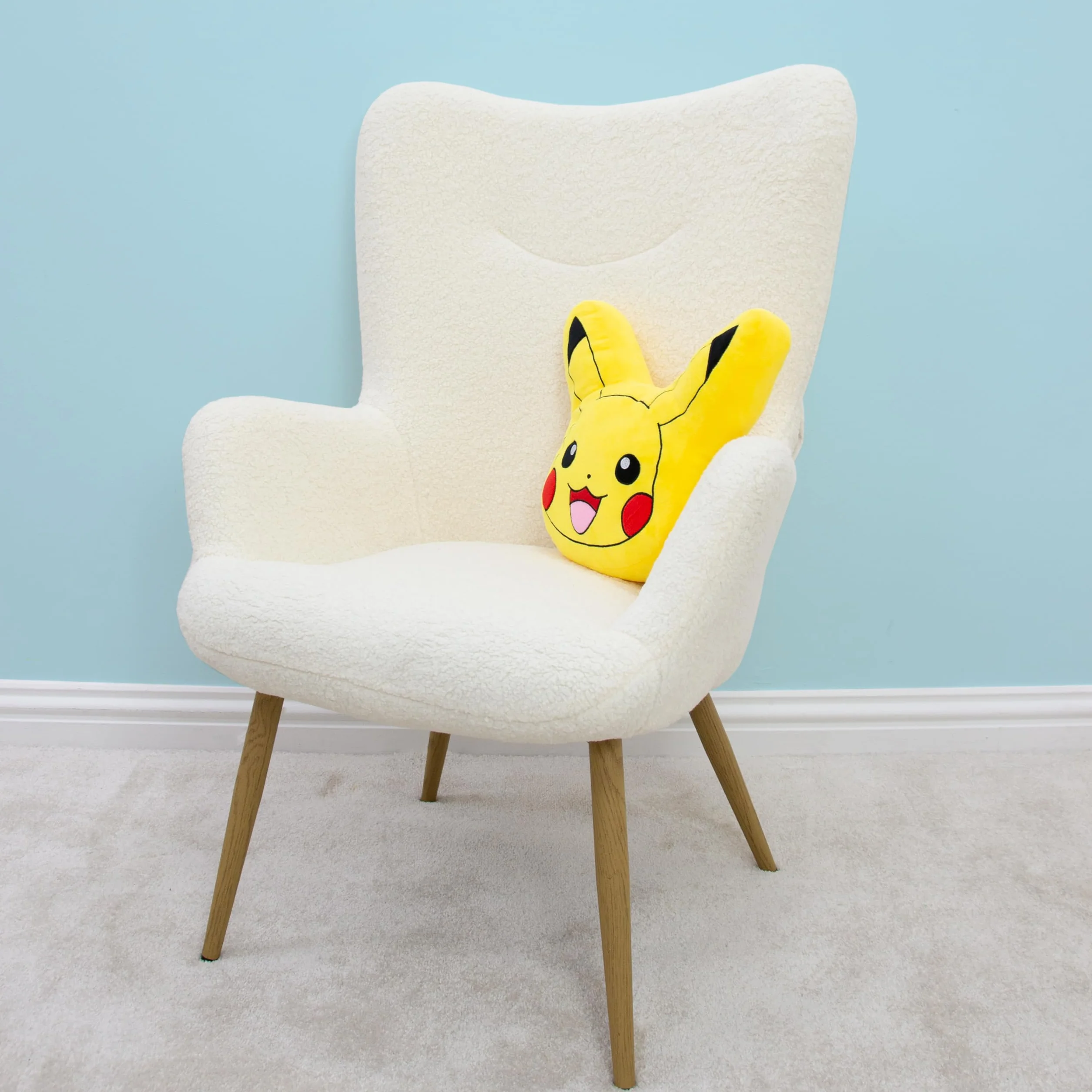 Character World oficjalna poduszka Pokemon Pikachu plusz 35 cm x 35 cm