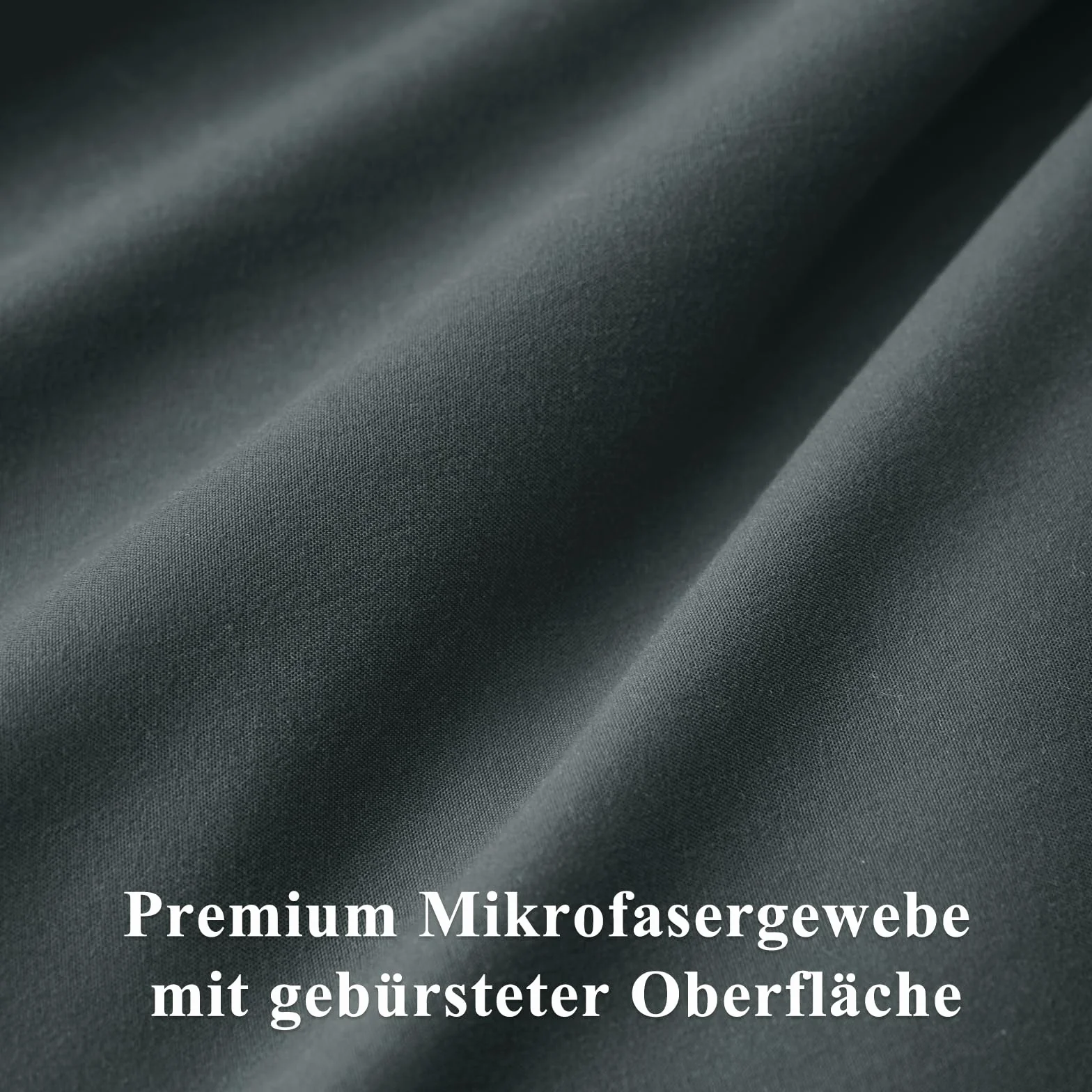 Aisbo 2-częściowy komplet pościeli 135x200 cm, mikrofibra, zamek błyskawiczny, szary