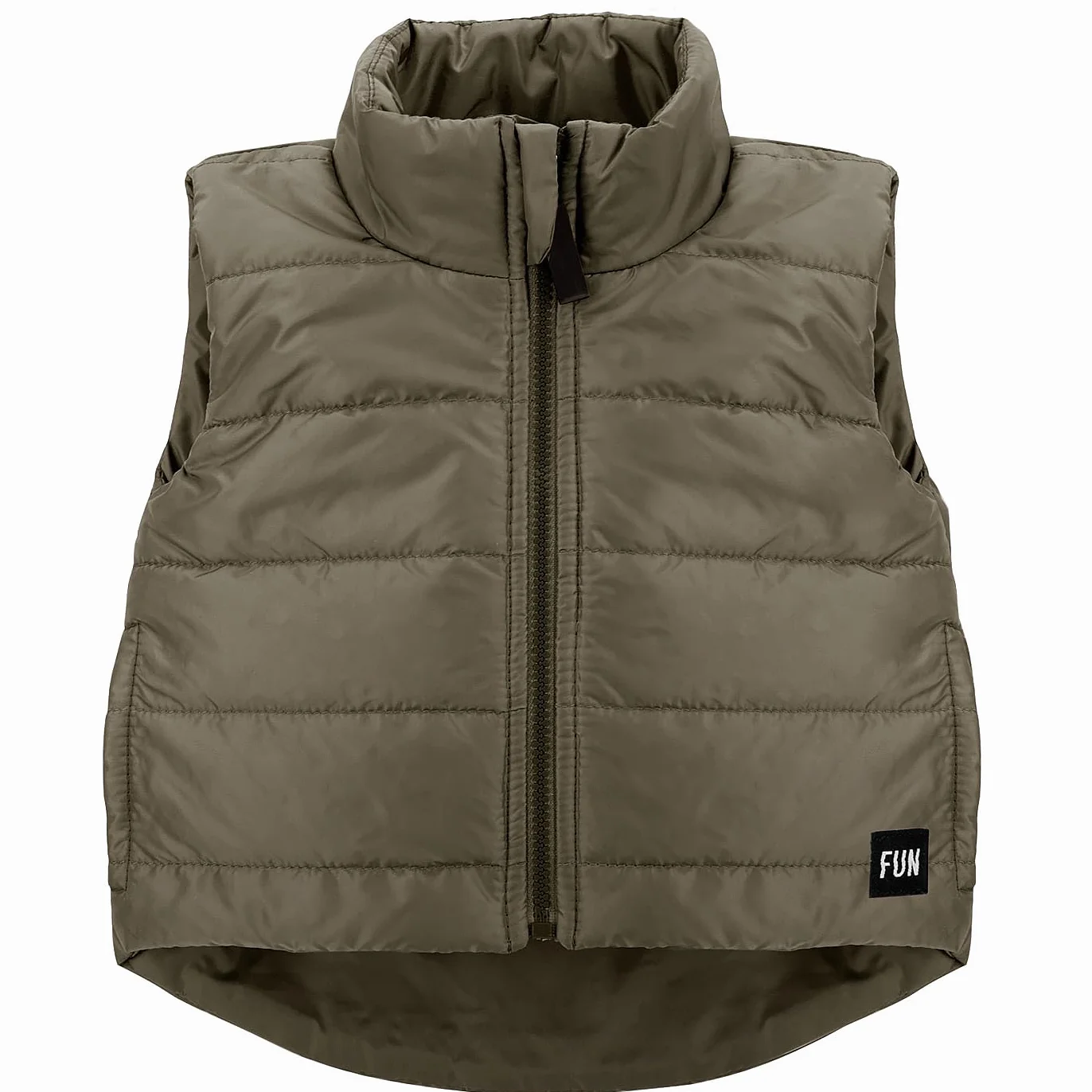 Pinokio Vest with Band, Pockets and Long Back Kamizelka Dzieci Niemowlęta, OLIVE FUN TIME, 98
