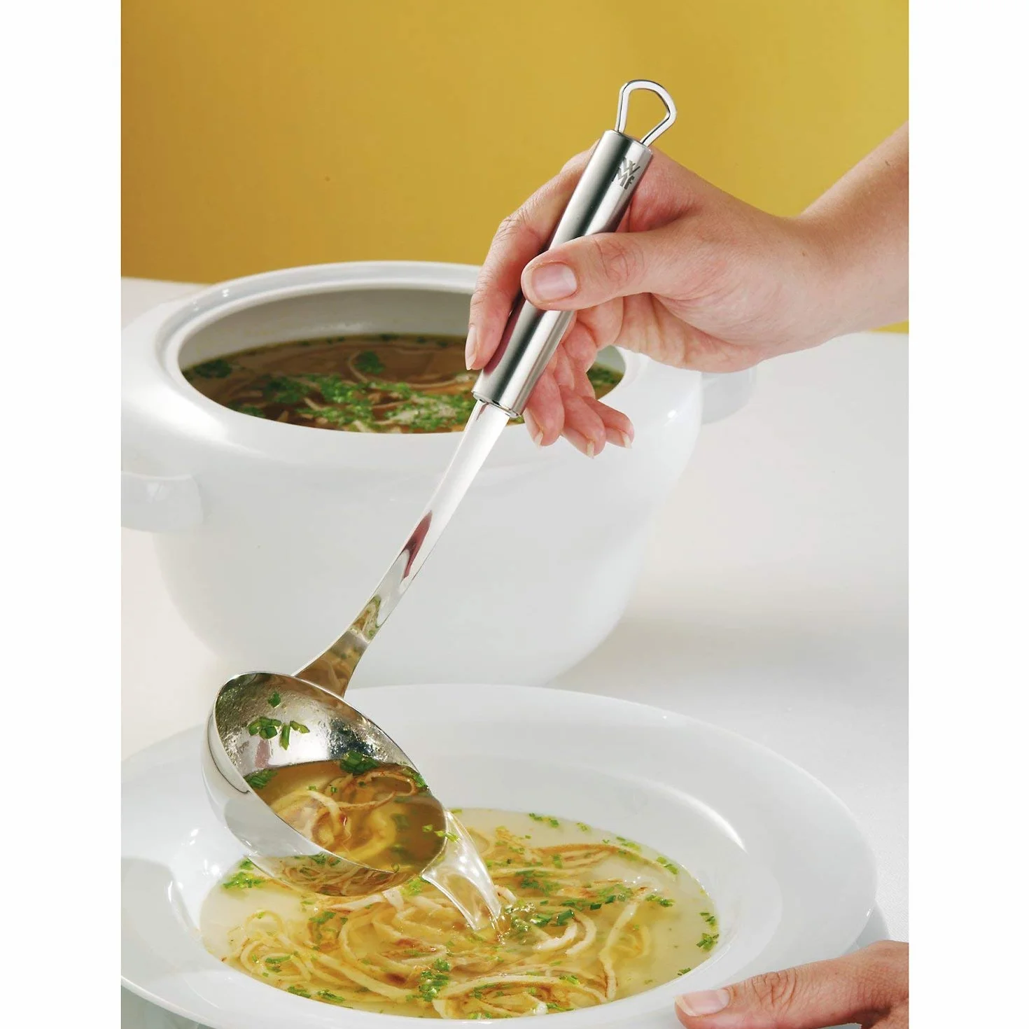WMF Profi Plus chochla do zupy 30 cm stal szlachetna Cromargan