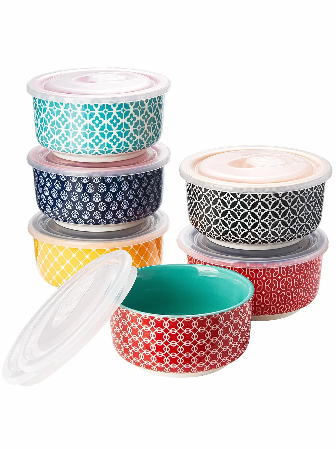 DOWAN Ramekins porcelanowe 113 ml do sufletu Creme Brulee, foremki do pieczenia