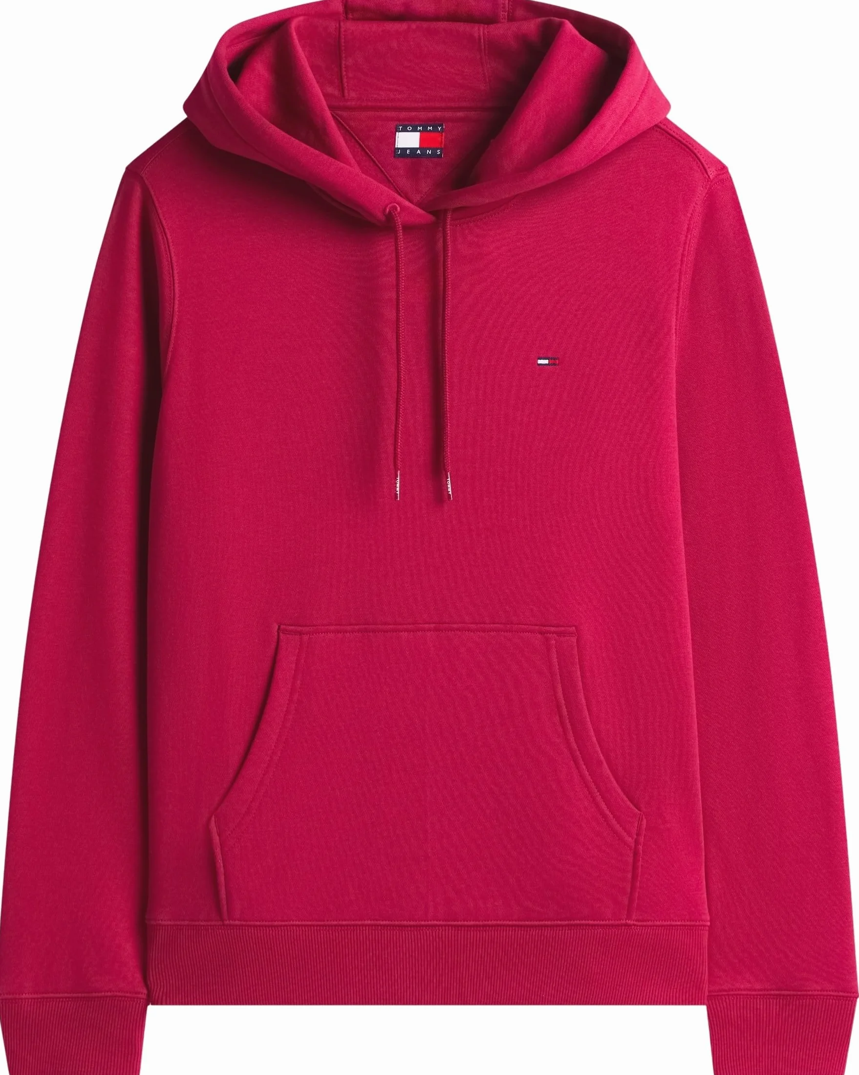 Tommy Jeans Tjw Reg S Flag Hoodie Dw0dw19958 Bluza z kapturem, Fioletowa (Wiśniowa Lavish), M Kobieta, Fioletowy (Lavish Cerise), M