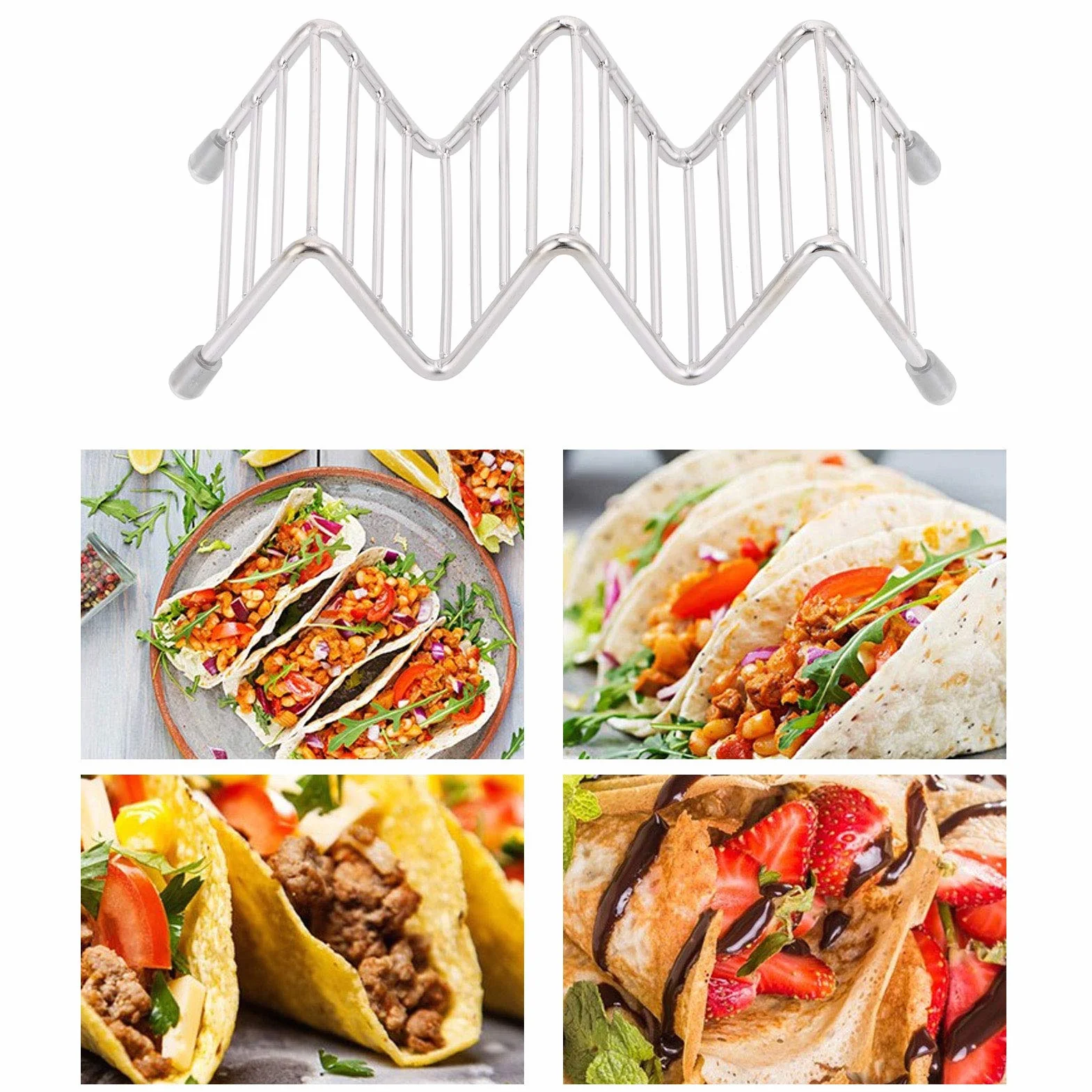Stojak na Taco ze stali nierdzewnej Uchwyt do Tacos