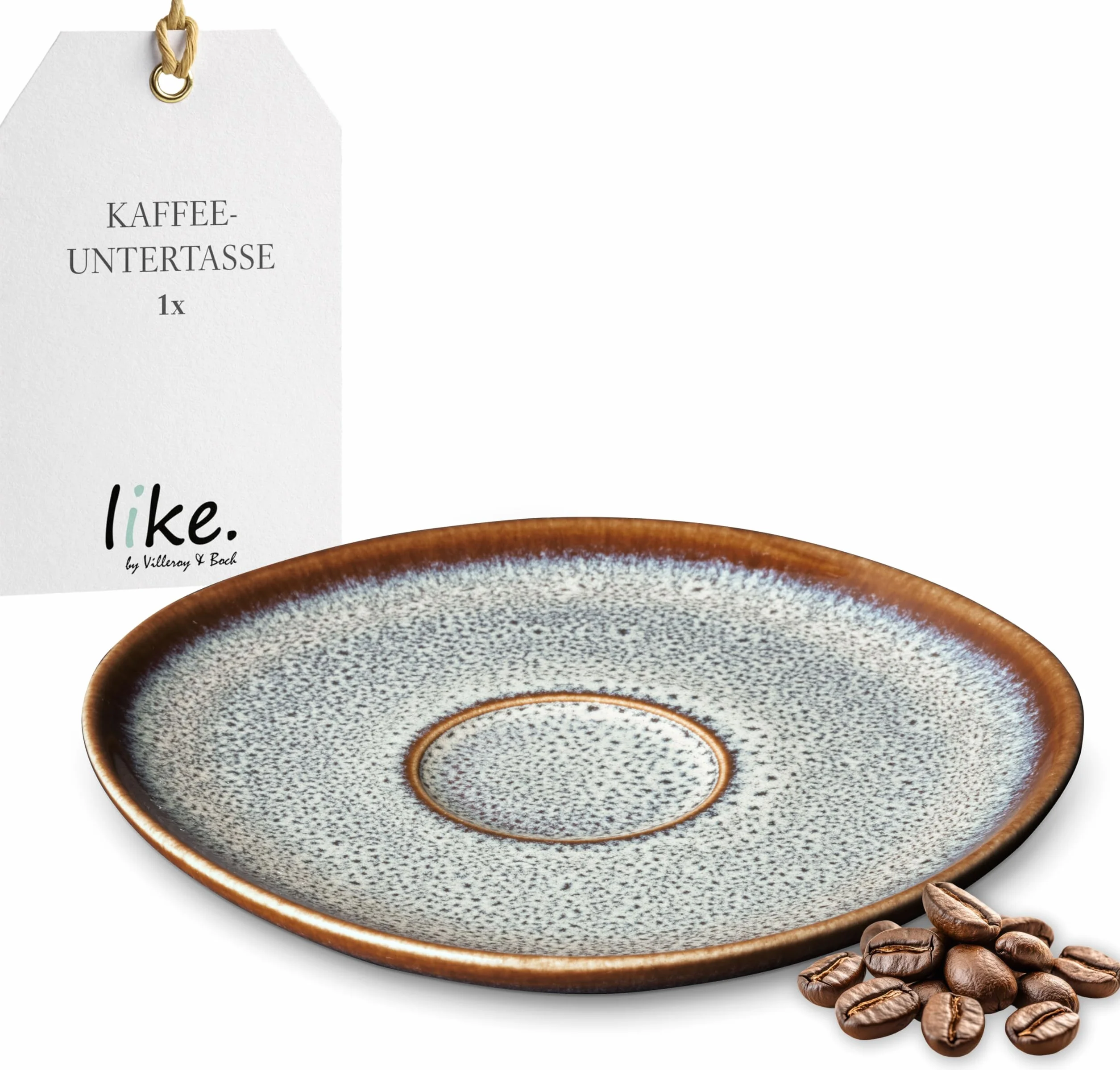 Like By Villeroy & Boch Lave Spodek do Kawy, Beżowy, 15,5 x 15 x 2cm