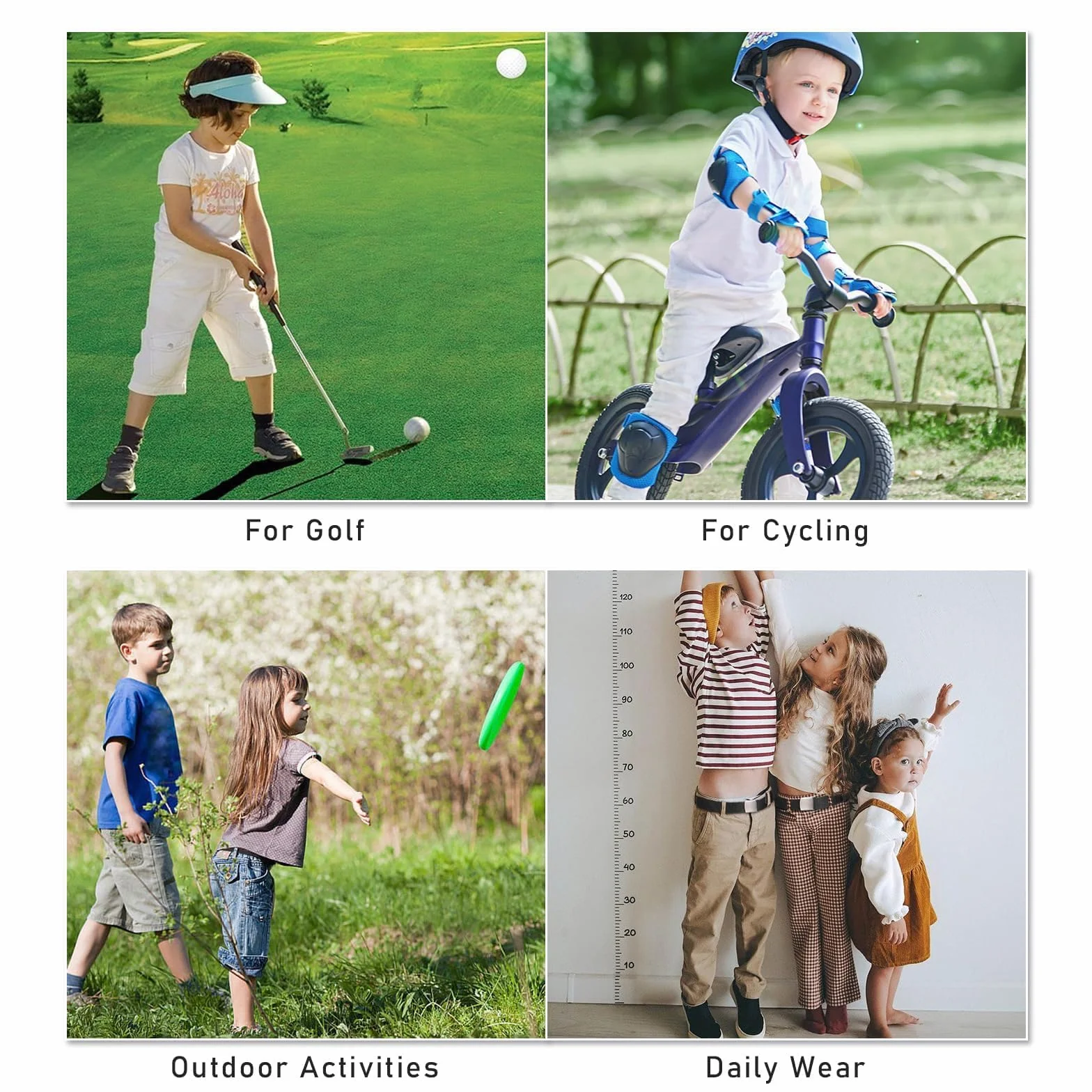 Pasek dziecięcy - Nylon Boys Baseball Belt Kids Golf Belt z metalową klamrą do spodni