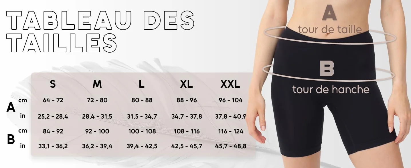 GATTA majtki Sensual Skin Shorts Long - majtki dla kobiet chroniące uda przed otarciami, przeciw odparzeniom, komfortowe, delikatne, niwelujące podrażnienia, dyskretne, elastyczne