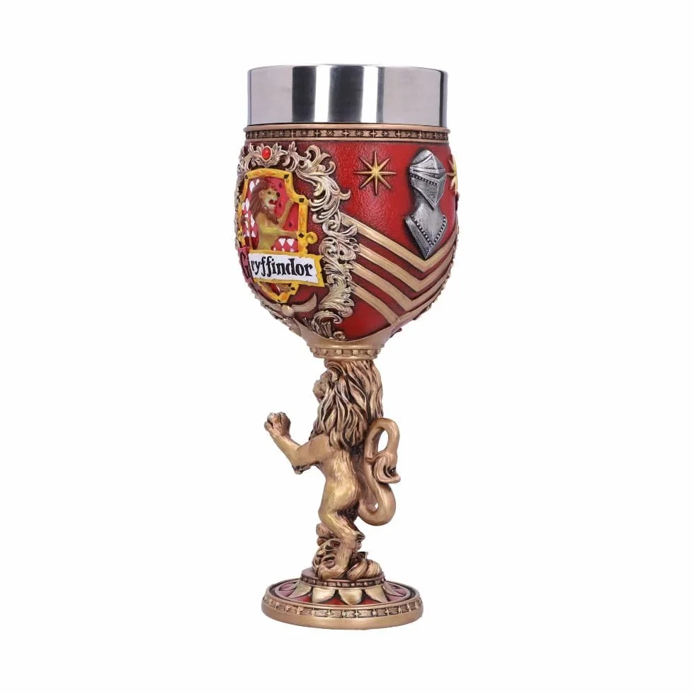 Nemesis Now Harry Potter Gryffindor Hogwart House Kielich, Material, Czerwony/Złoty, 200 ml