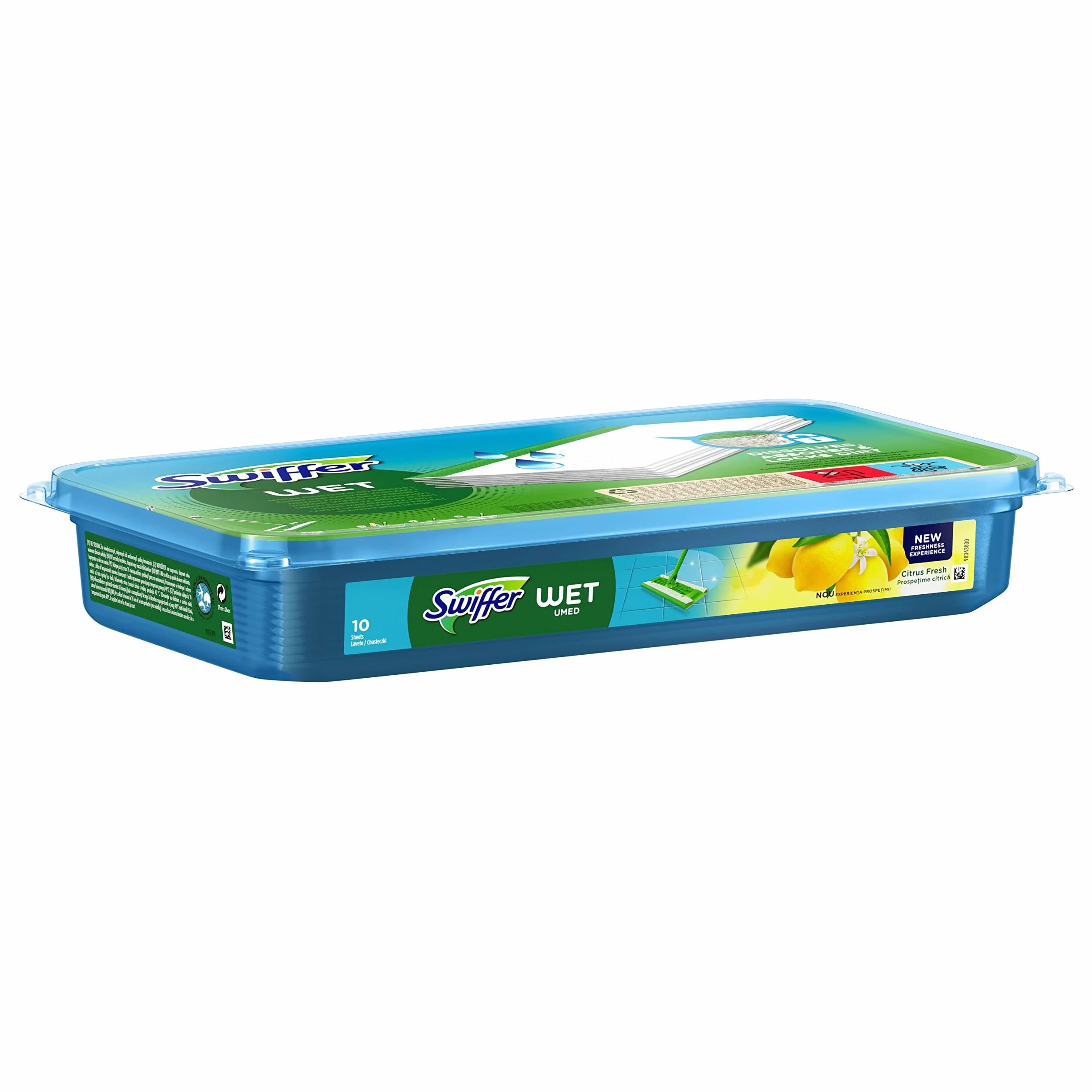 Swiffer Mokre Chusteczki do Podłóg Zapach Cytrusowy 10 Sztuk