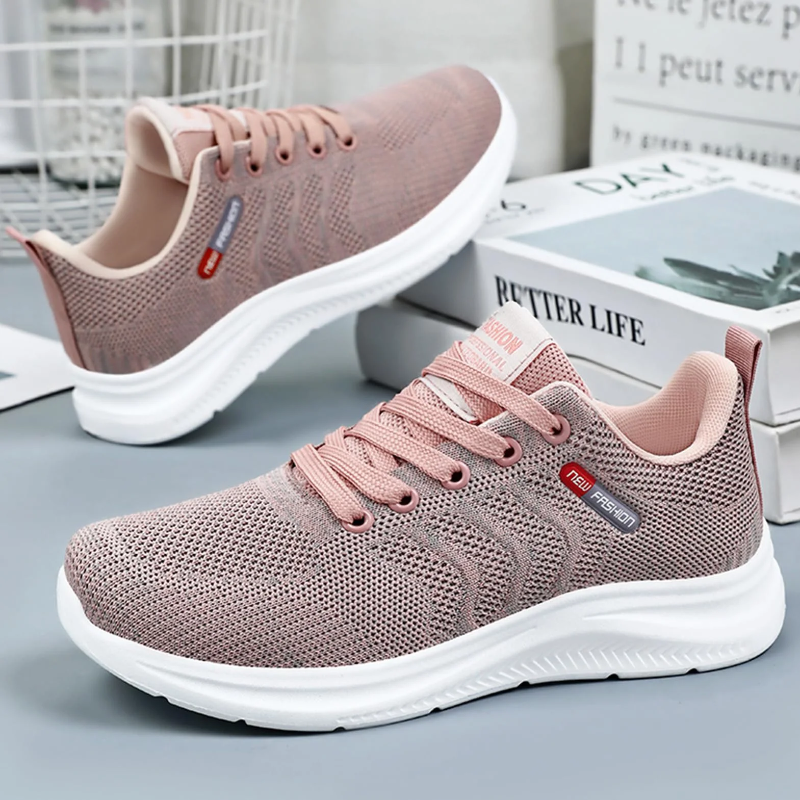 Alexis Leroy Buty Sportowe Damskie Casual Oddychające Buty do Chodzenia