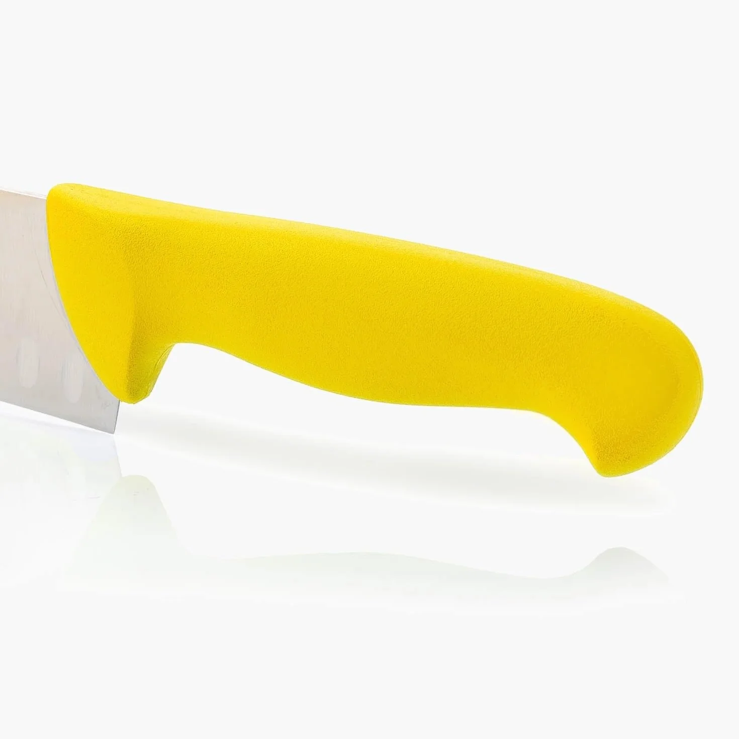 Arcos 290600 seria 2900-santoku azjatycki nóż nóż nóż nóż nitrm 180 mm (7,09 cala) - uchwyt polipropylenowy żółty kolor, 18/8 stal nierdzewna