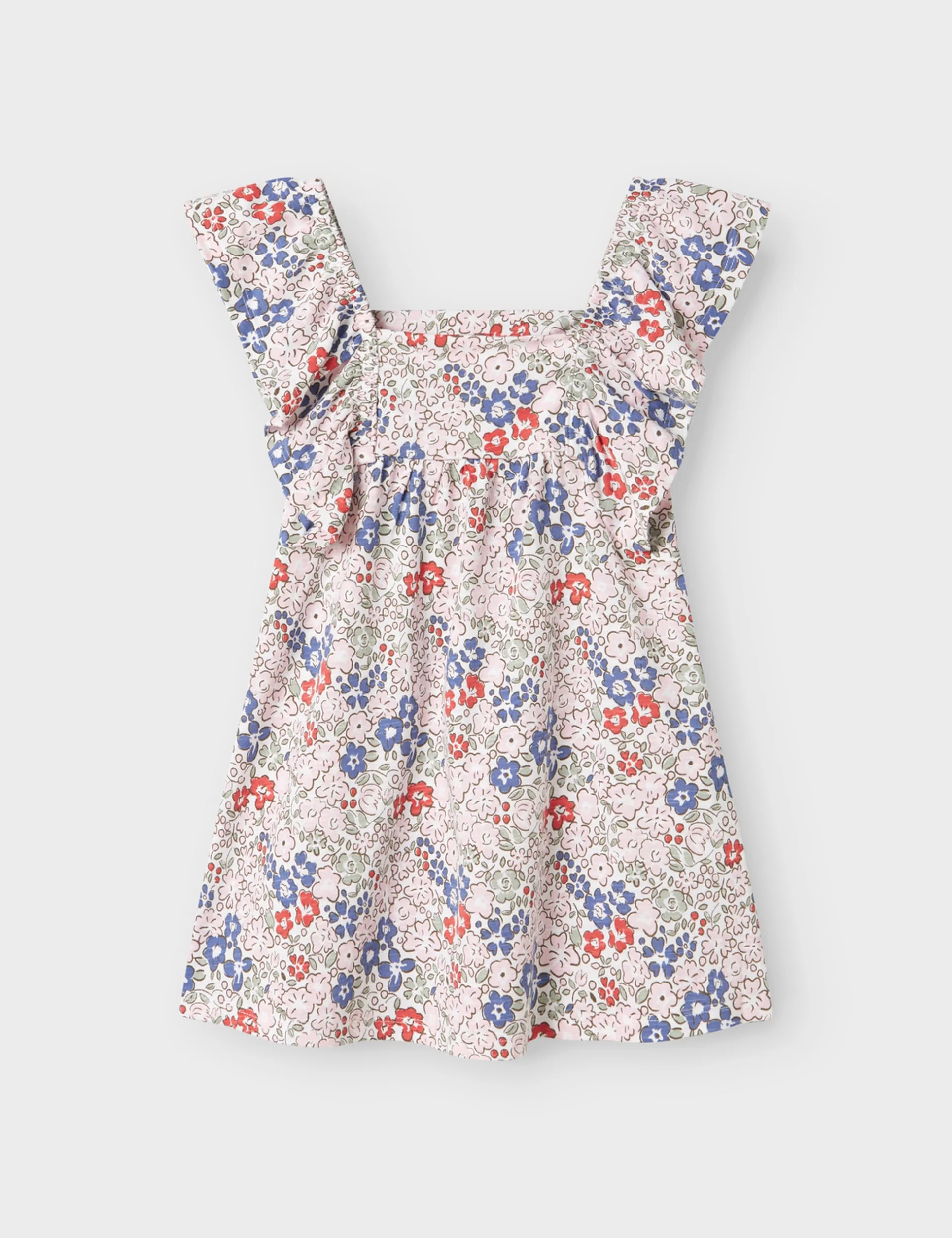 Name It Dziewczęca czapka z daszkiem Nmfhaile Sl Dress, jasna biel, 122 EU