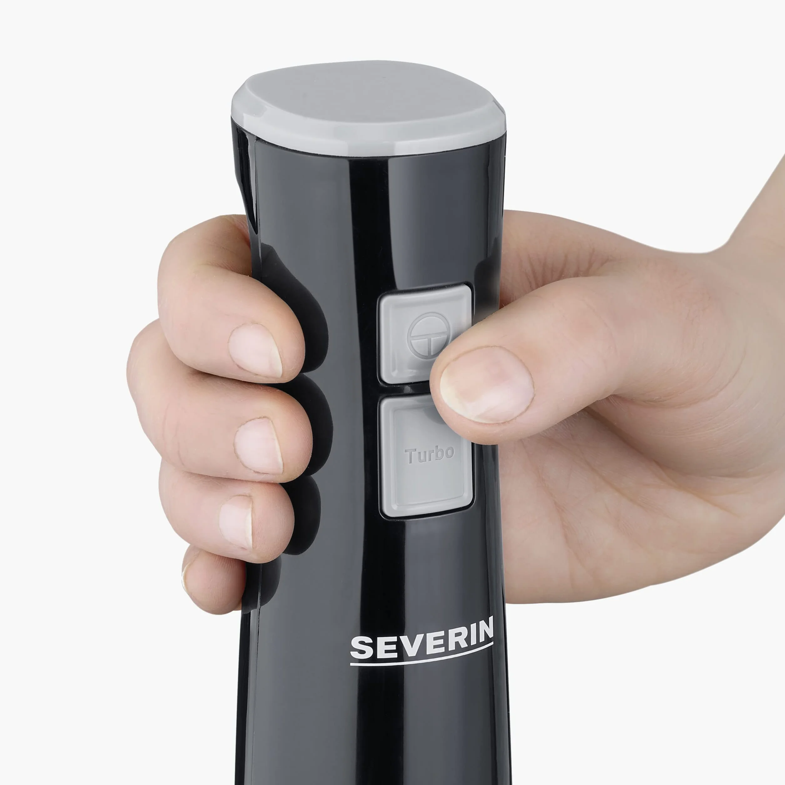 Severin blender ręczny SM 3770, z funkcja turbo, w 100% wolny od BPA, ze zdejmowaną końcówką mieszającą, moc 170 W, tworzywo sztuczne