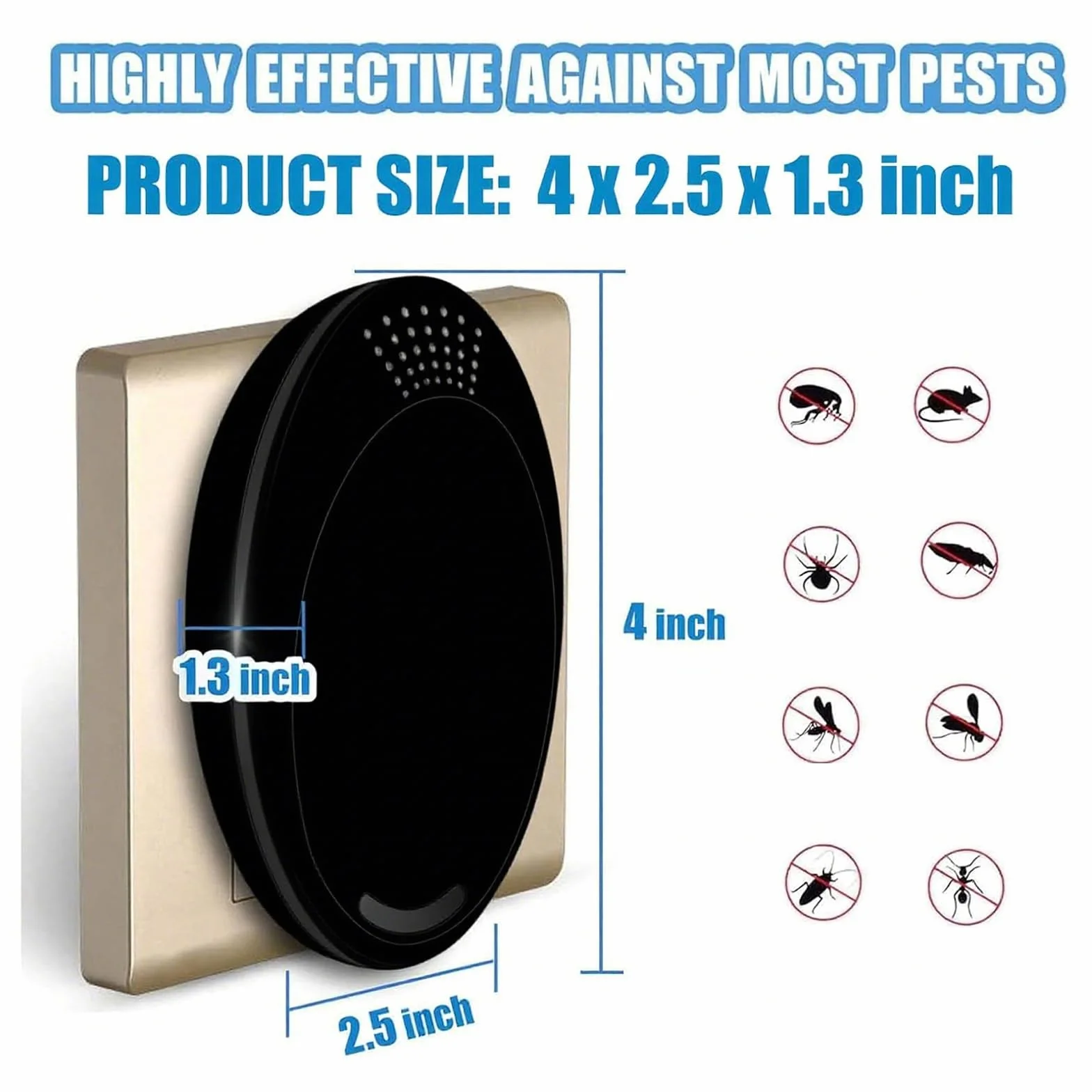 Easy to Use,Effective,Suitable for Indoor,3 Pack,Black