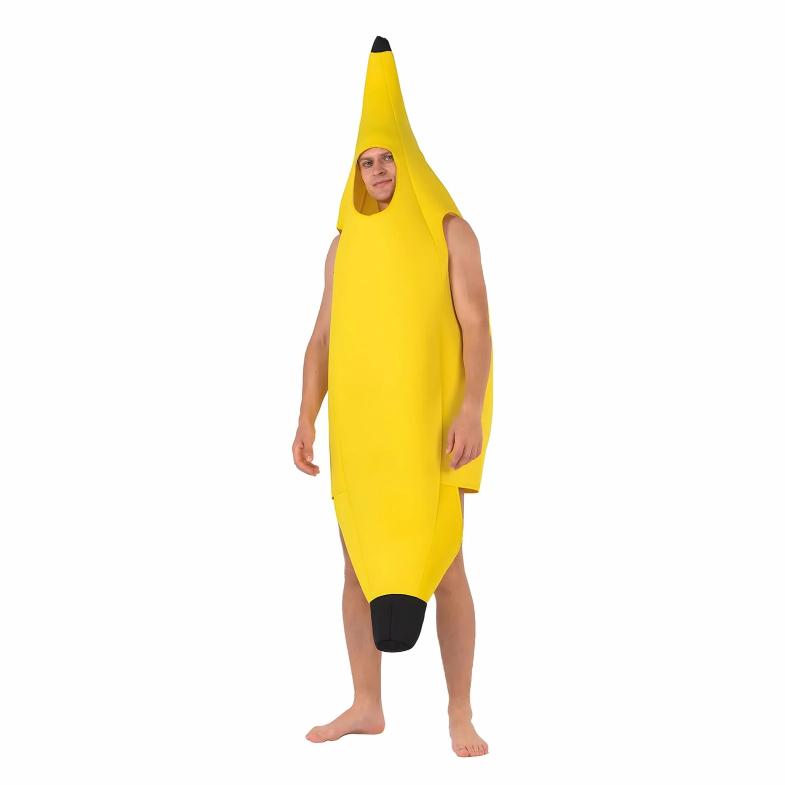 Kostium bananowy dla dorosłych unisex rozmiar uniwersalny na Halloween karnawał Cosplay