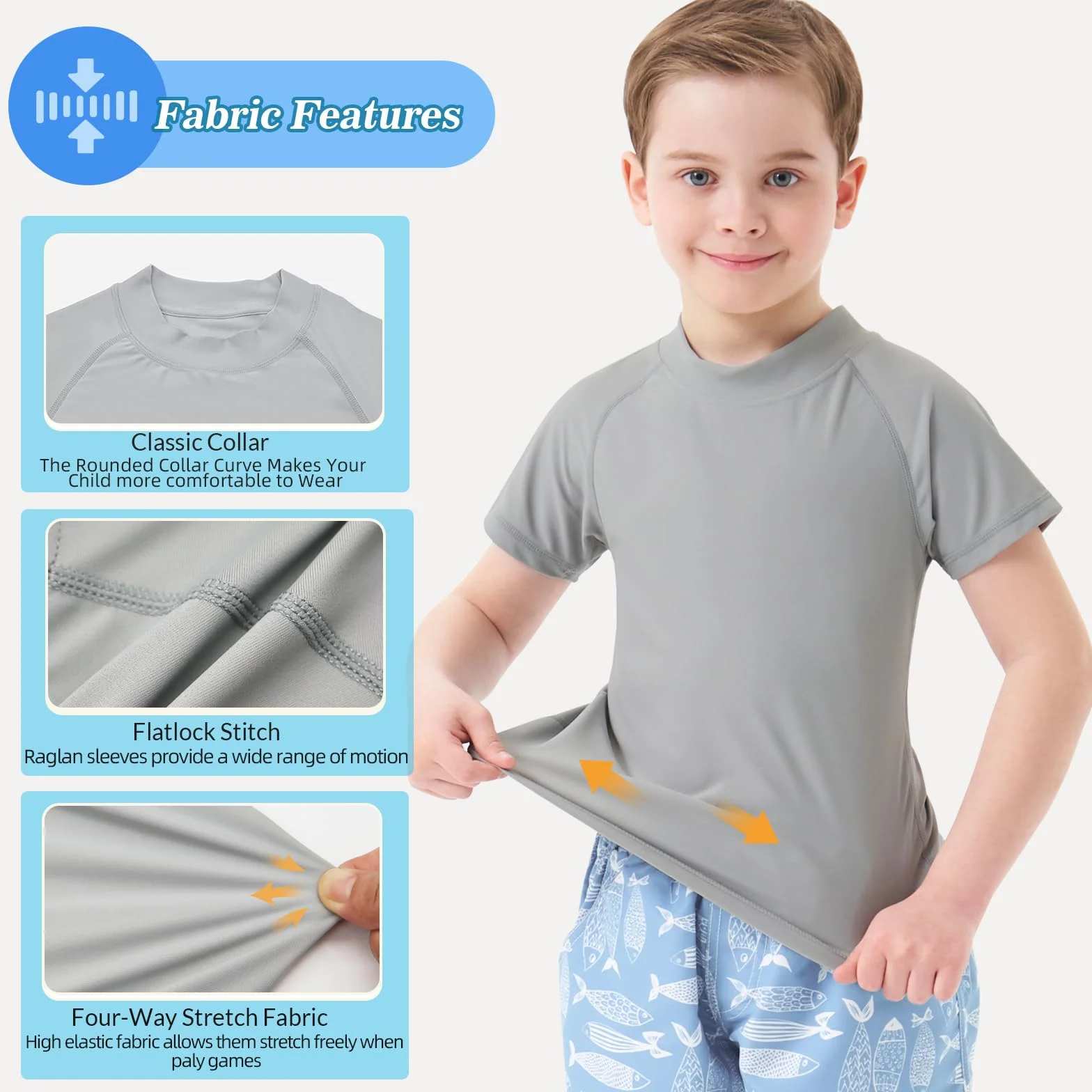 MEETWEE koszula wysypka Chłopcy Traje de Baño de Niño Rash Vest Camisetas de Natación