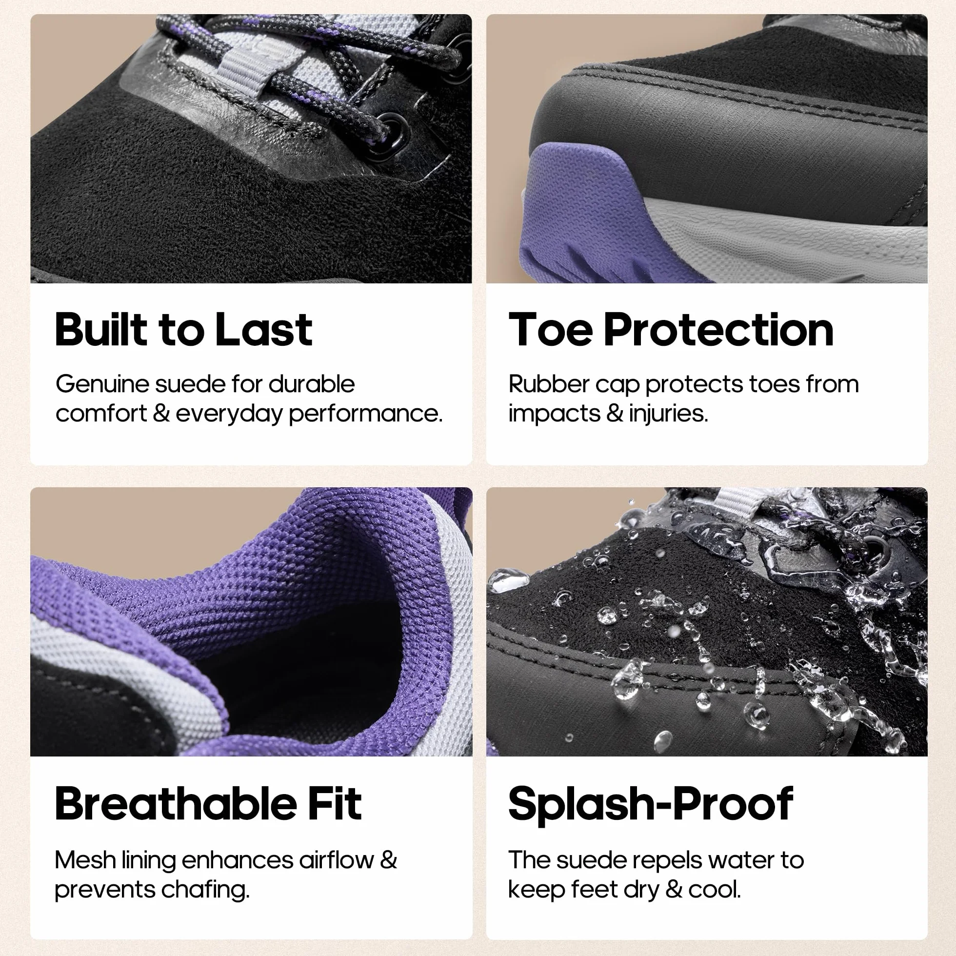 NORTIV 8 Damskie lekkie buty turystyczne masywne tenisowe wygodne antypoślizgowe buty trekkingowe na platformie do chodzenia horyzont