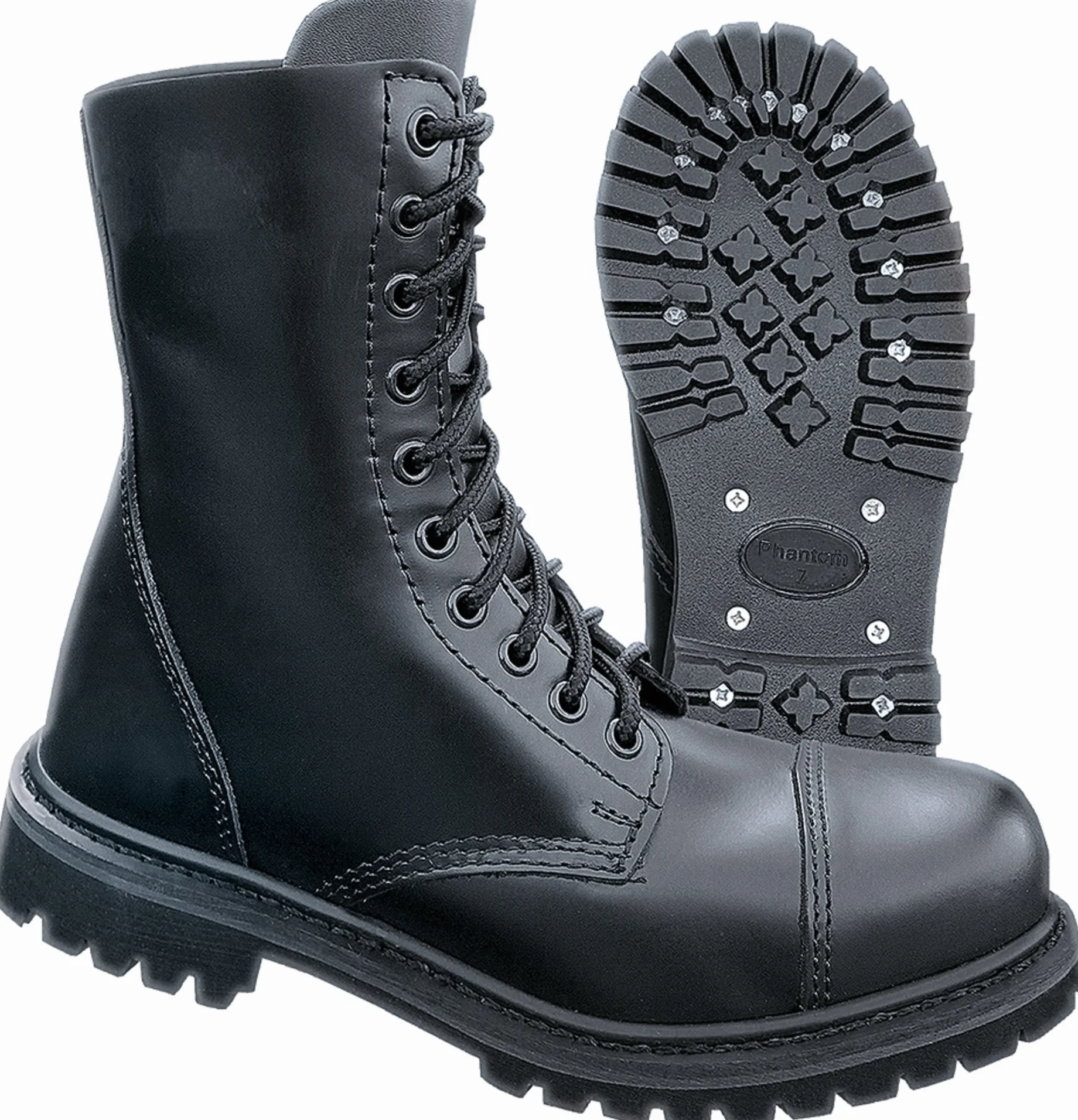 Brandit Mężczyźni Phantom 10 Eyelet BootsButy wojskowe i taktyczne