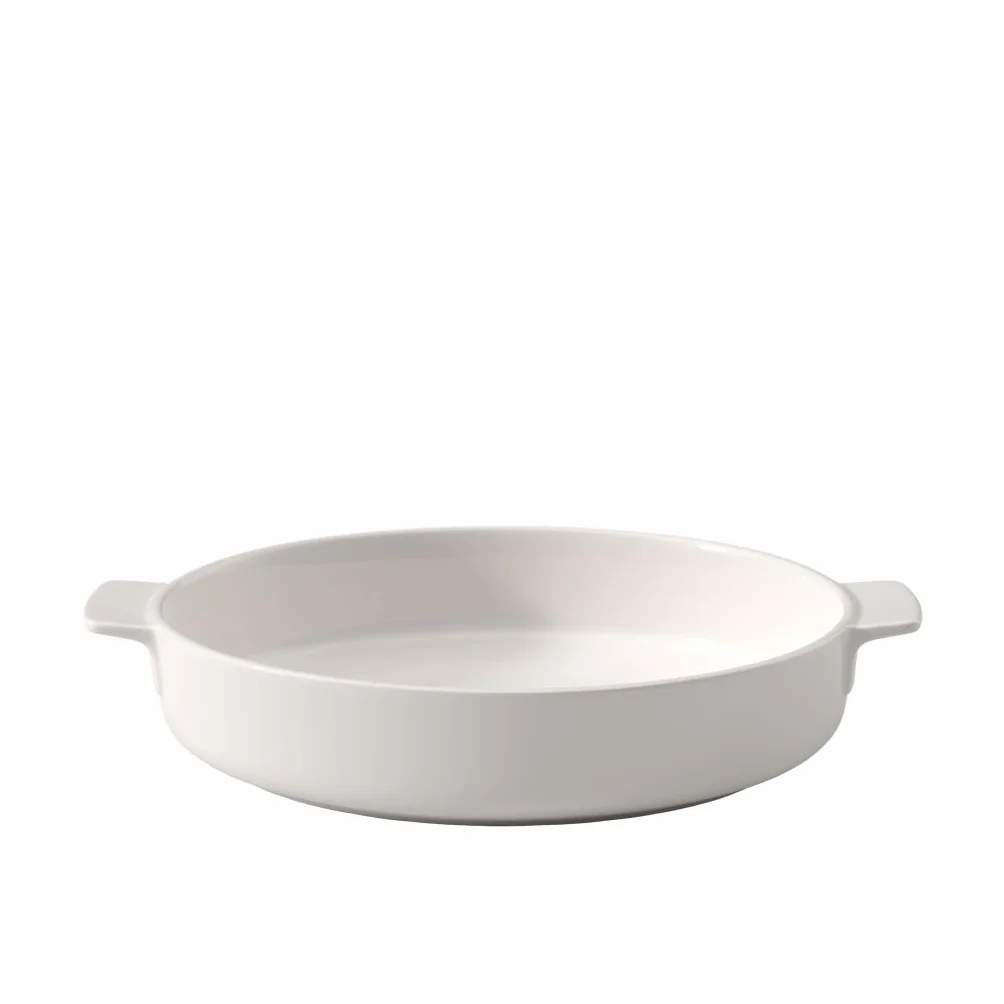 Villeroy & Boch Clever Cooking okrągłe naczynie do pieczenia 28 cm porcelana biała