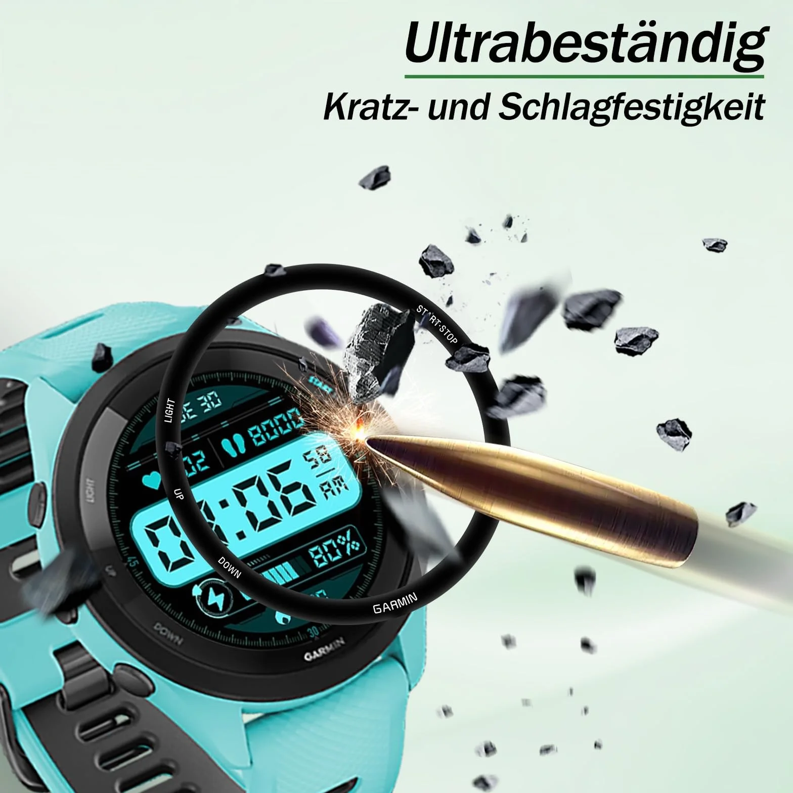 2 sztuki szkła ochronnego do Garmin Forerunner 265 szkło pancerne, folia ochronna do Garmin Forerunner 265, szkło ochronne, miękka folia ochronna TPU HD, ochrona wyświetlacza, odporne na
