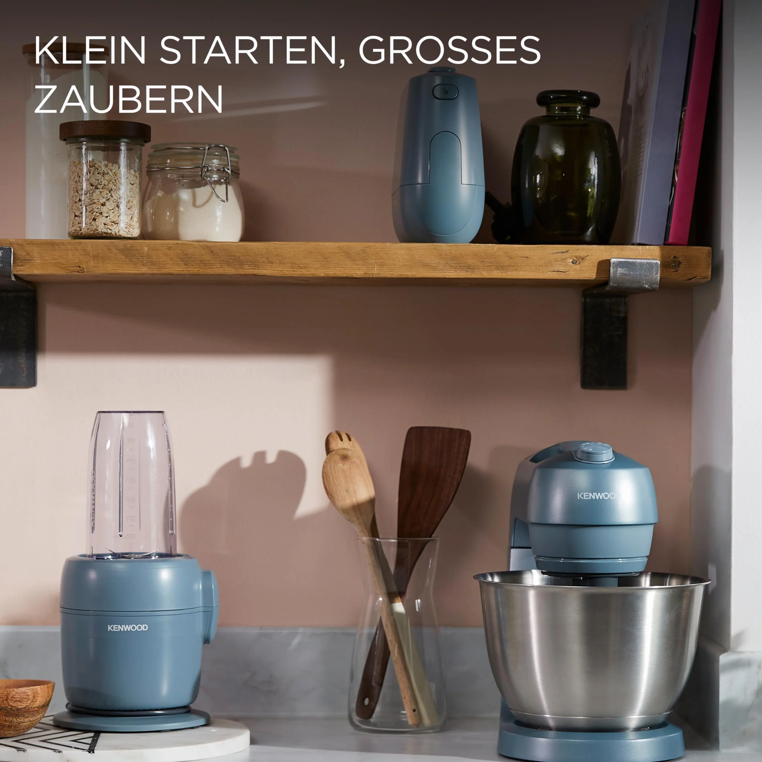 Kenwood MultiPro Compact robot kuchenny wielofunkcyjny stal nierdzewna 600 ml niebieski