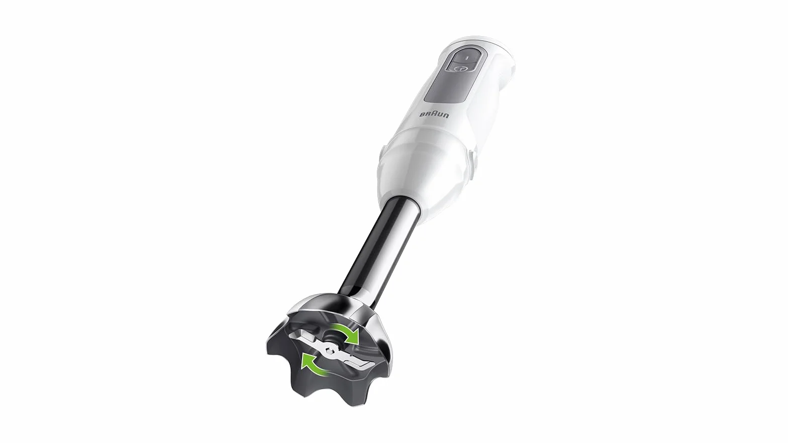 Braun MultiQuick 5 MQ50.236M minipimer z technologią PowerBell Plus, 21 prędkości + Turbo, system EasyClick do akcesoriów, rozdrabniacz 500 ml, trzepaczka ze stali nierdzewnej i kubek 600 ml, 1000 W,