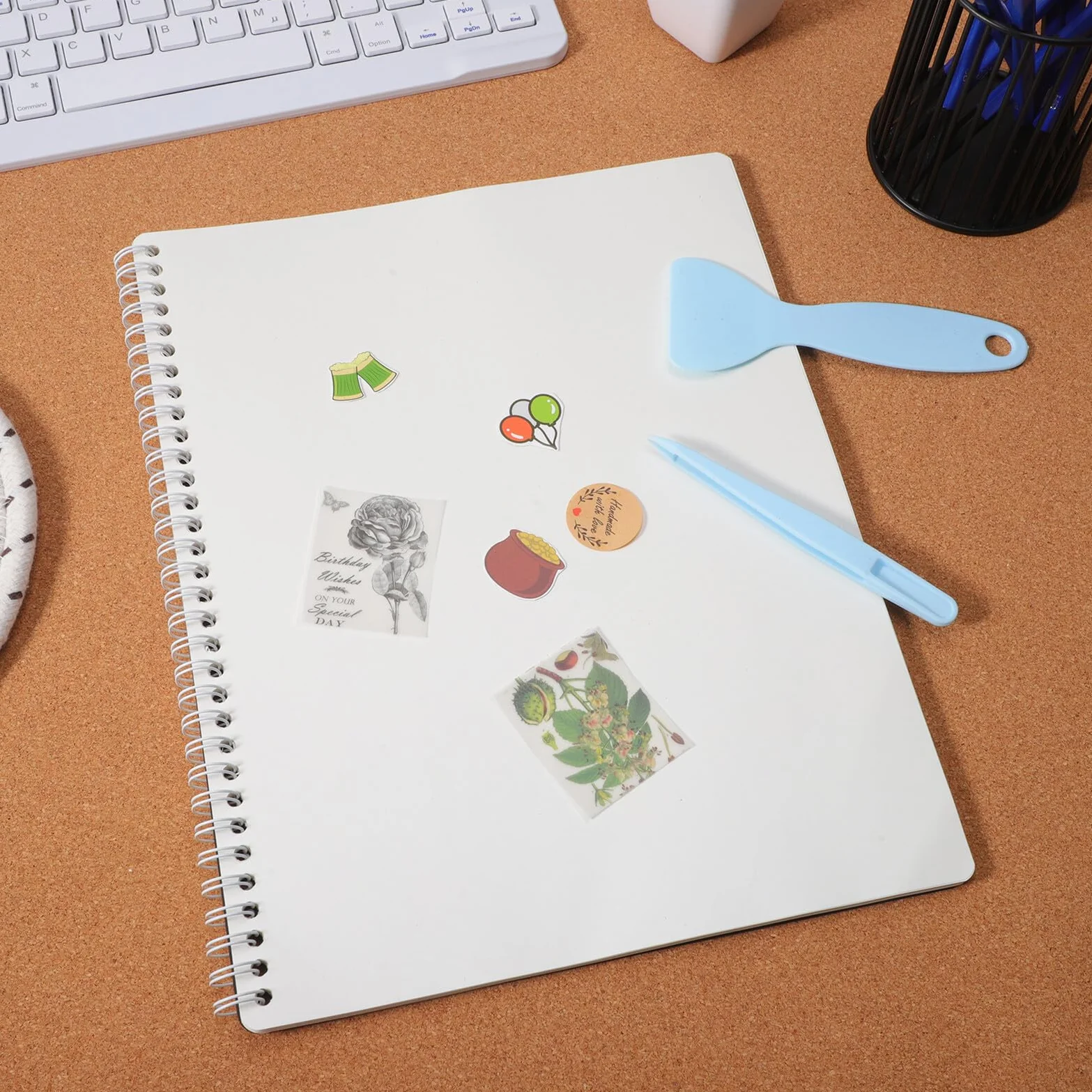 Reusable Sticker Album for Organizer Tools Large Blank Sticker Book Collecting Storage Easy Removal