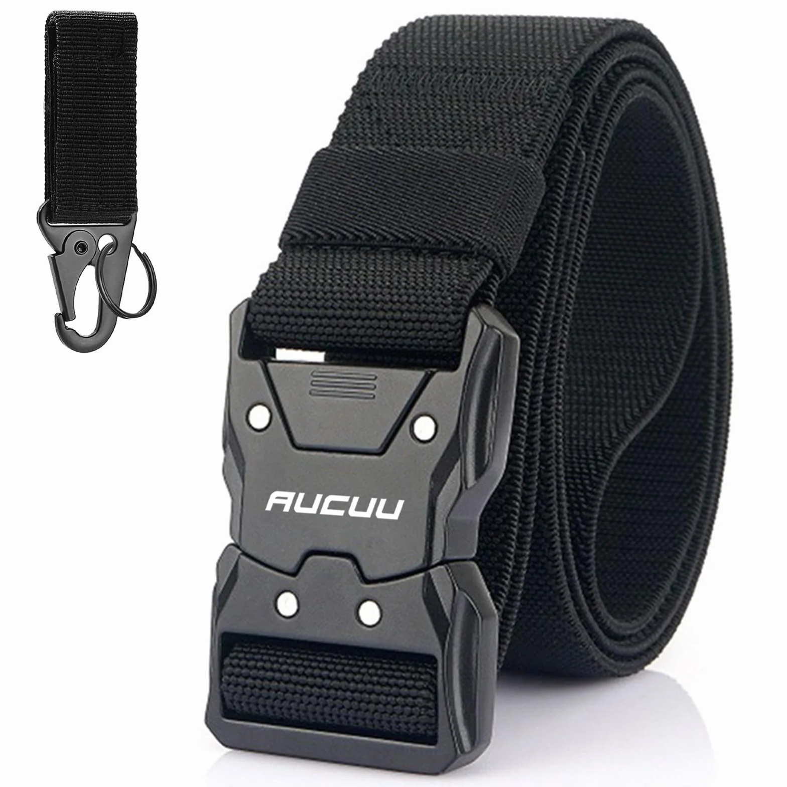 Aucuu Pasek taktyczny Quick Release, 135 cm, czarny