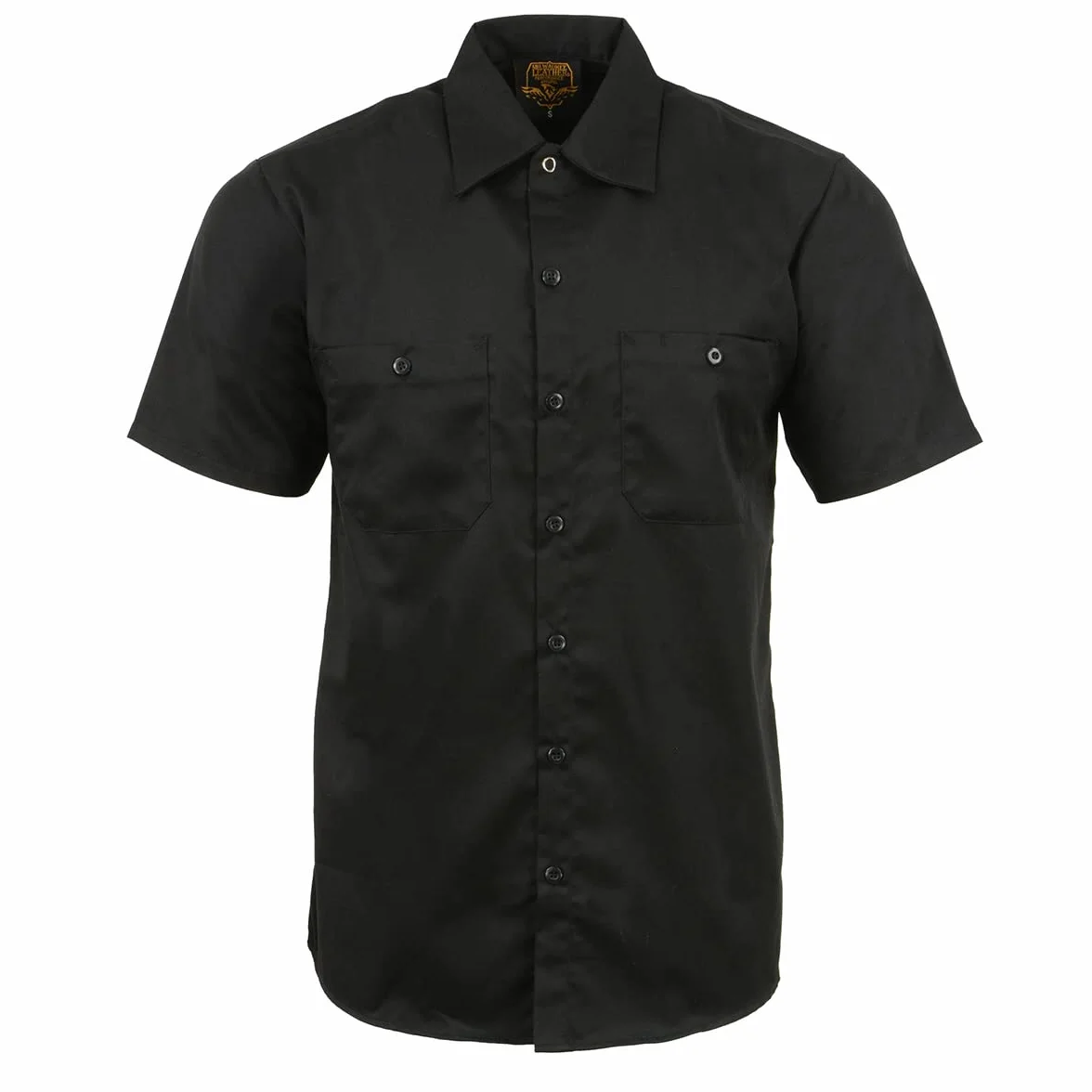 Milwaukee Leather Męska koszula robocza MDM11669 BLK zapinana na guziki, Czarny, 3XL
