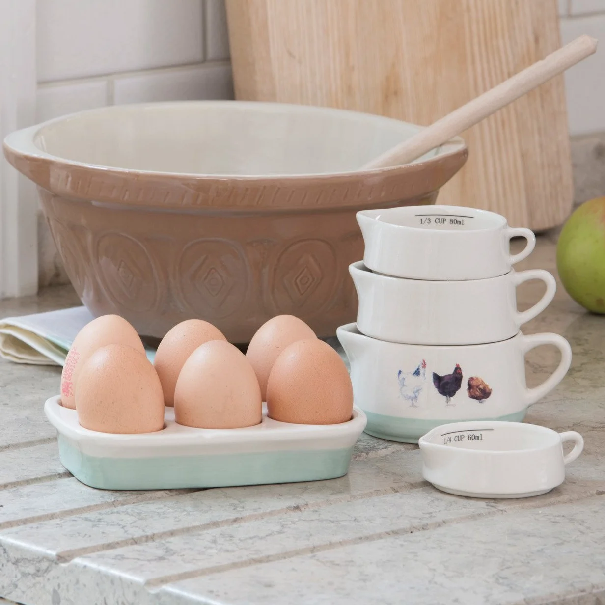 KitchenCraft Łyżka drewniana bukowa 30 cm