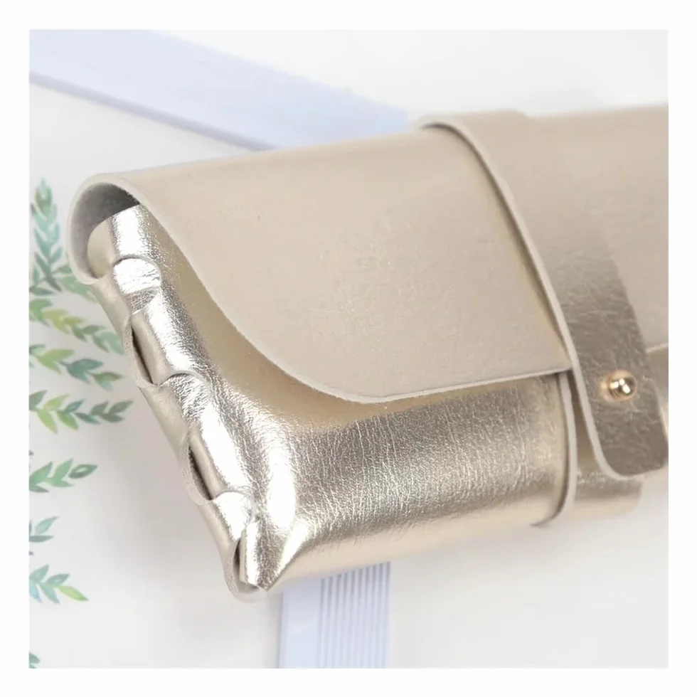 2/6/8 SZTUK Moda Kobiety PU Skórzane Okulary Torba Okulary Do Czytania Okulary Ochronne Etui Etui Etui Ochronne Akcesoria (Biały, 8 SZTUK), biały, rozmiar uniwersalny