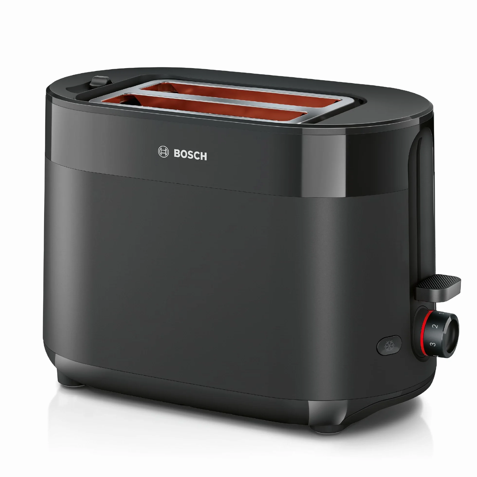 Bosch MyMoment TAT2M123 toster kompaktowy 800 W z funkcją rozmrażania i automatycznym wyłączaniem