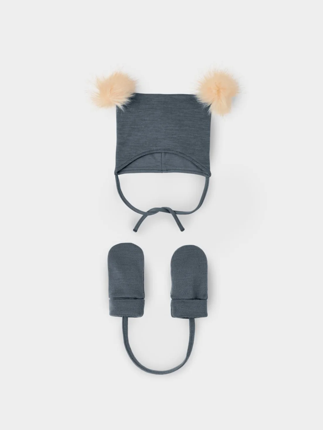 NAME IT Czapka Niemowlęta - chłopcy Nbmwuppo Wool/Co/Willit Wool Set Xxii